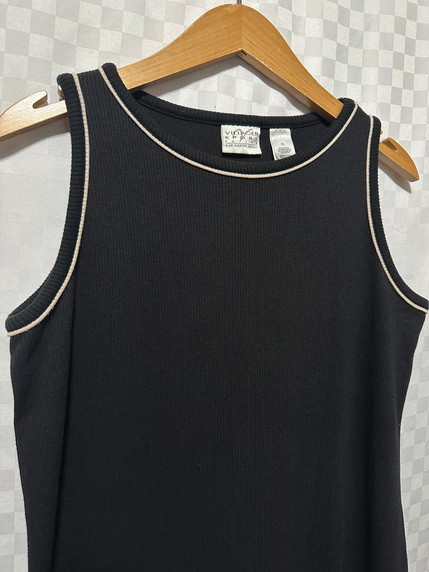 VINTAGE Villager Sport Ribbed Maxi Dress | PL