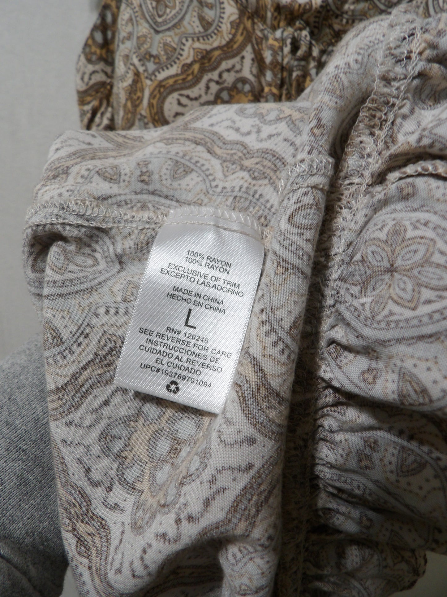 WALLFLOWER Paisley Dress | L