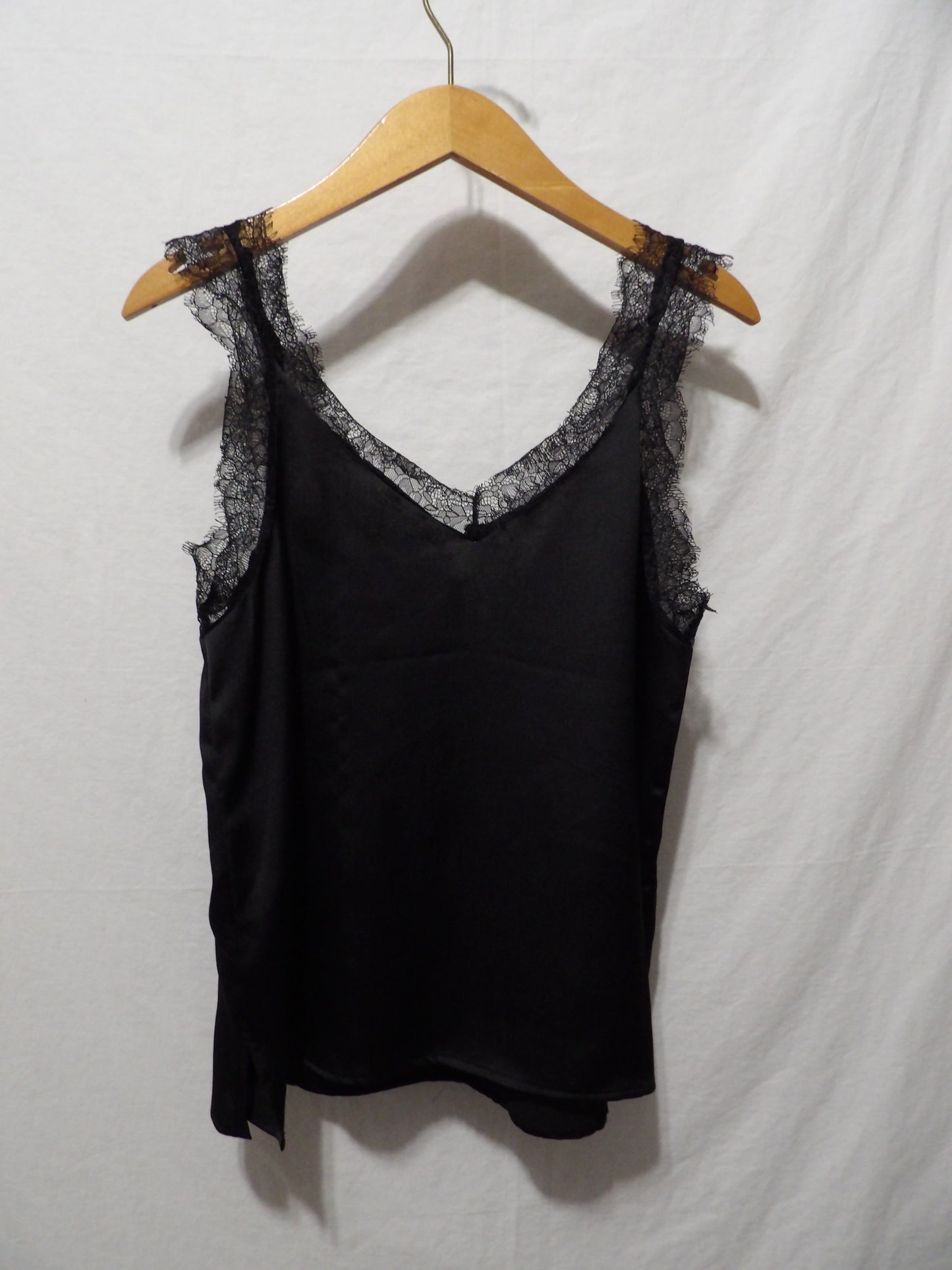 LULUS Black Slip Top | M