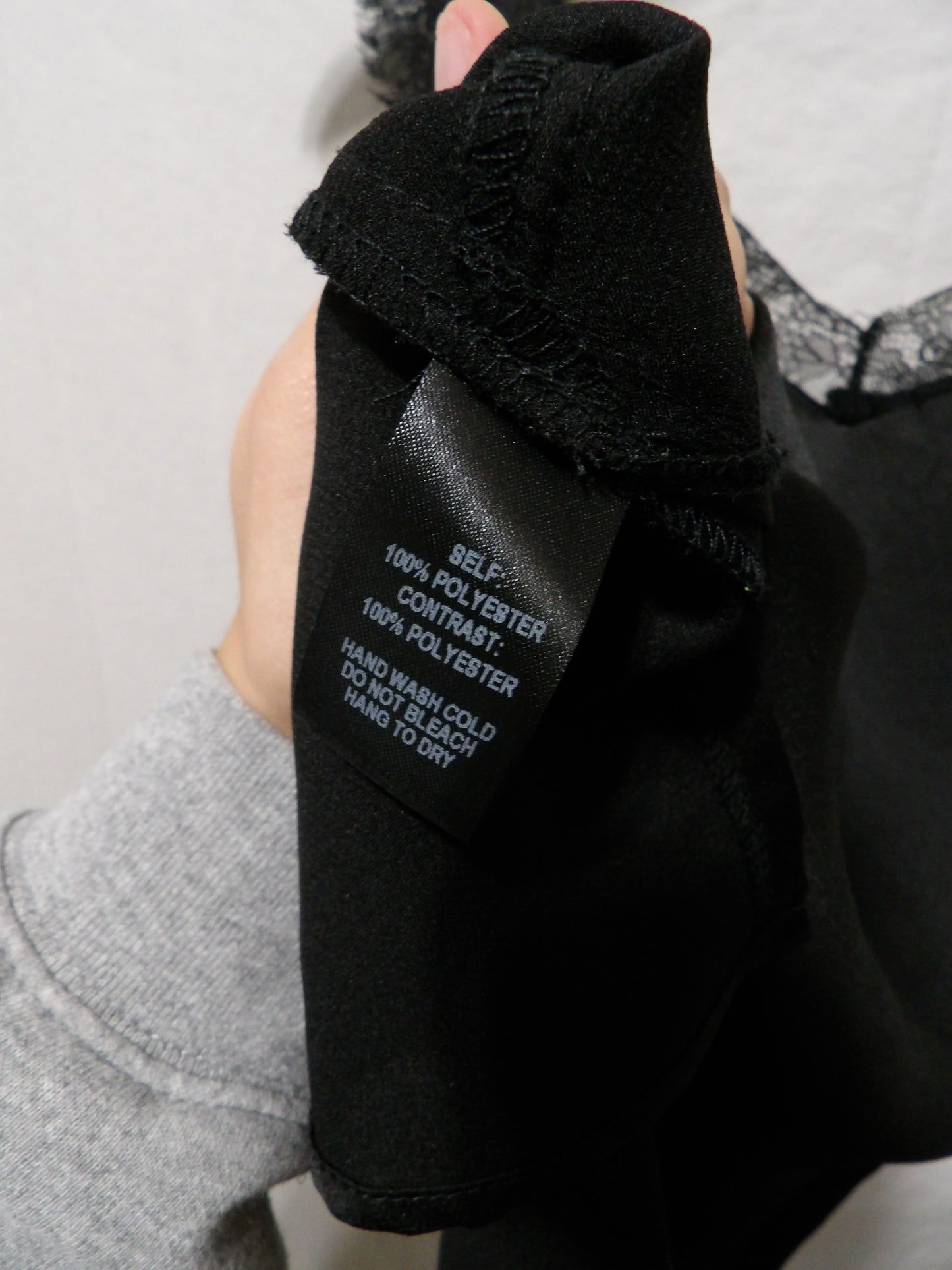 LULUS Black Slip Top | M