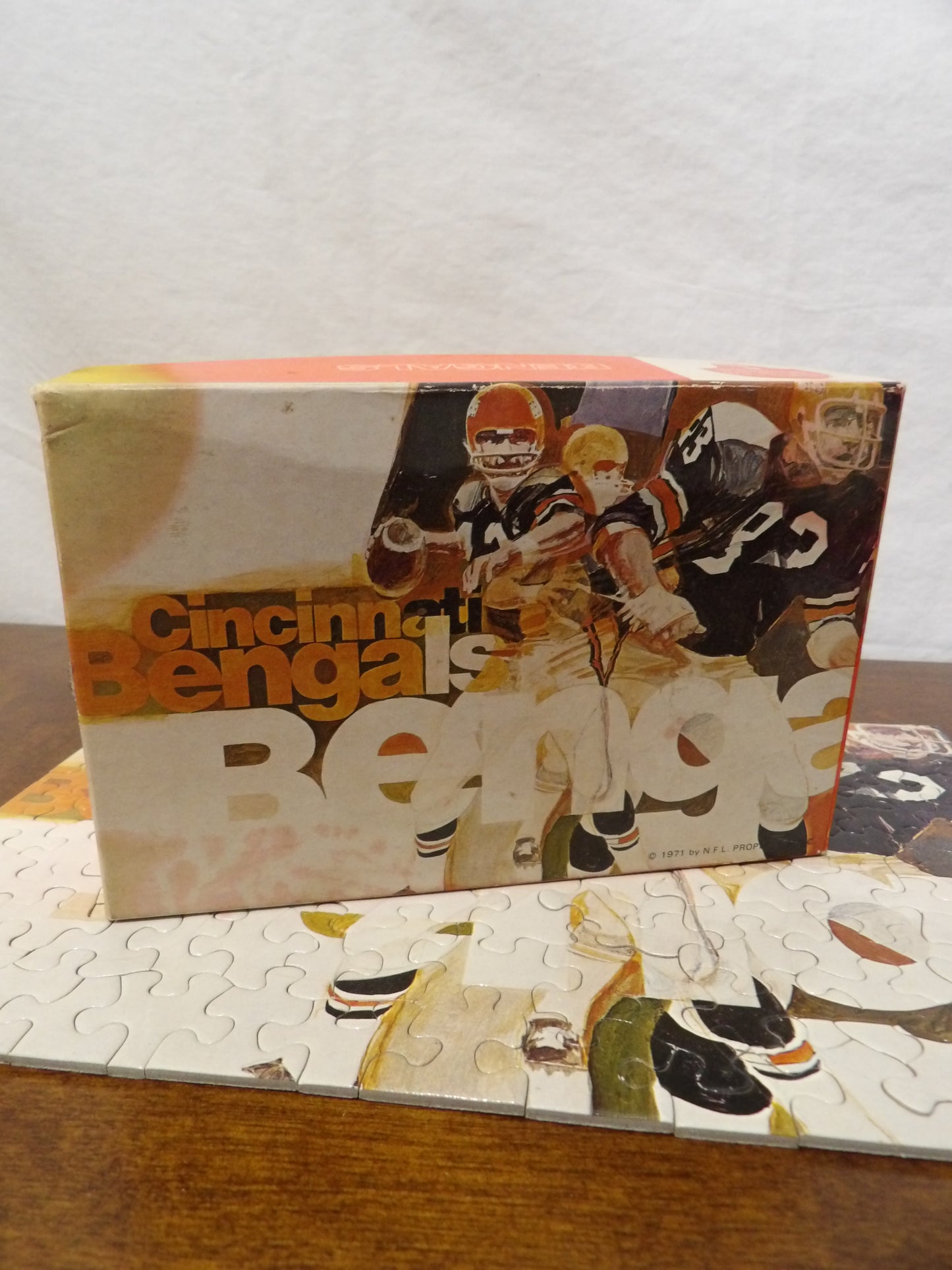 VINTAGE Cincinnati Bengals Puzzle