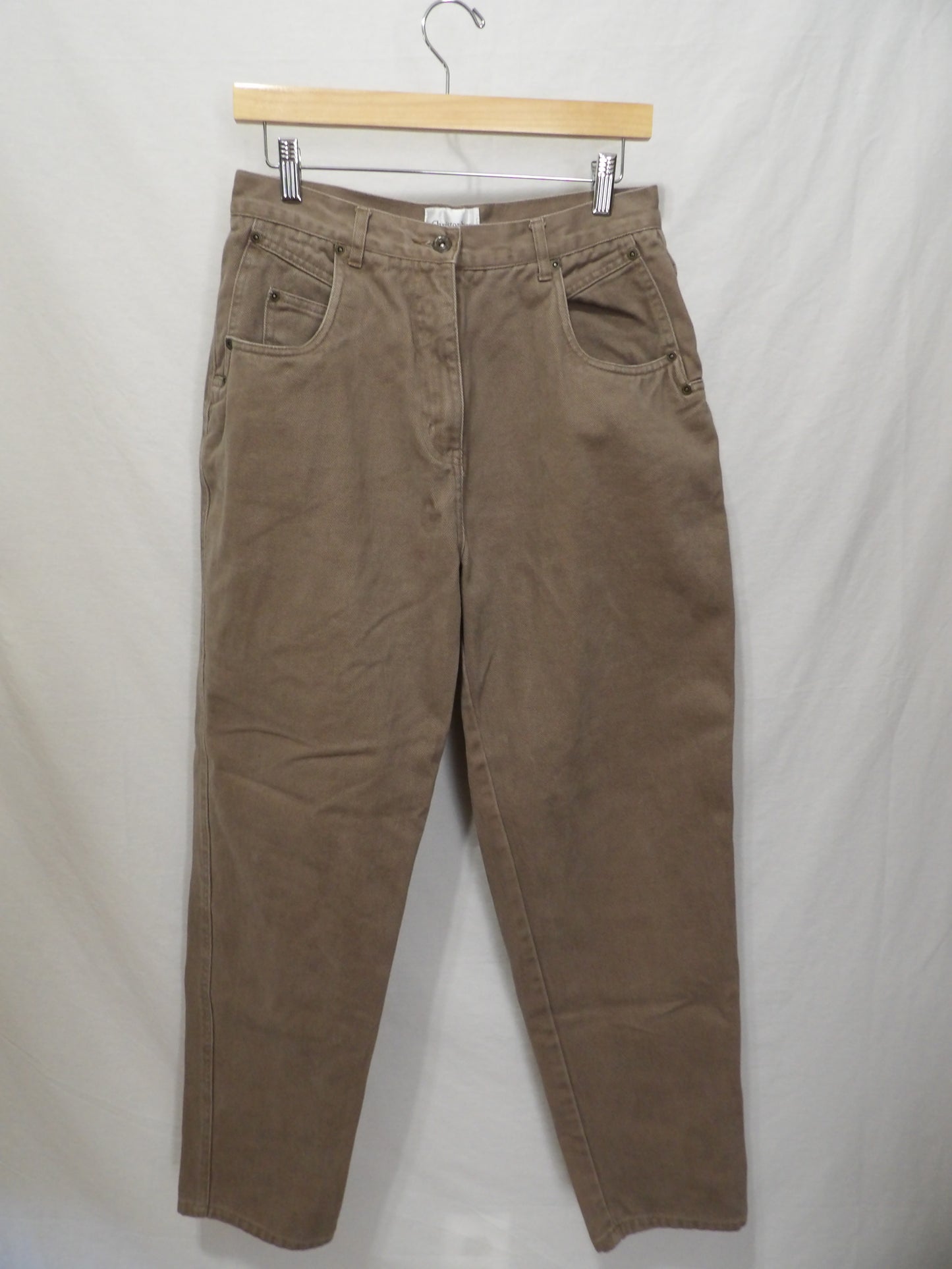 CHRISTOPHER & BANKS High Waisted Brown Jeans | 12