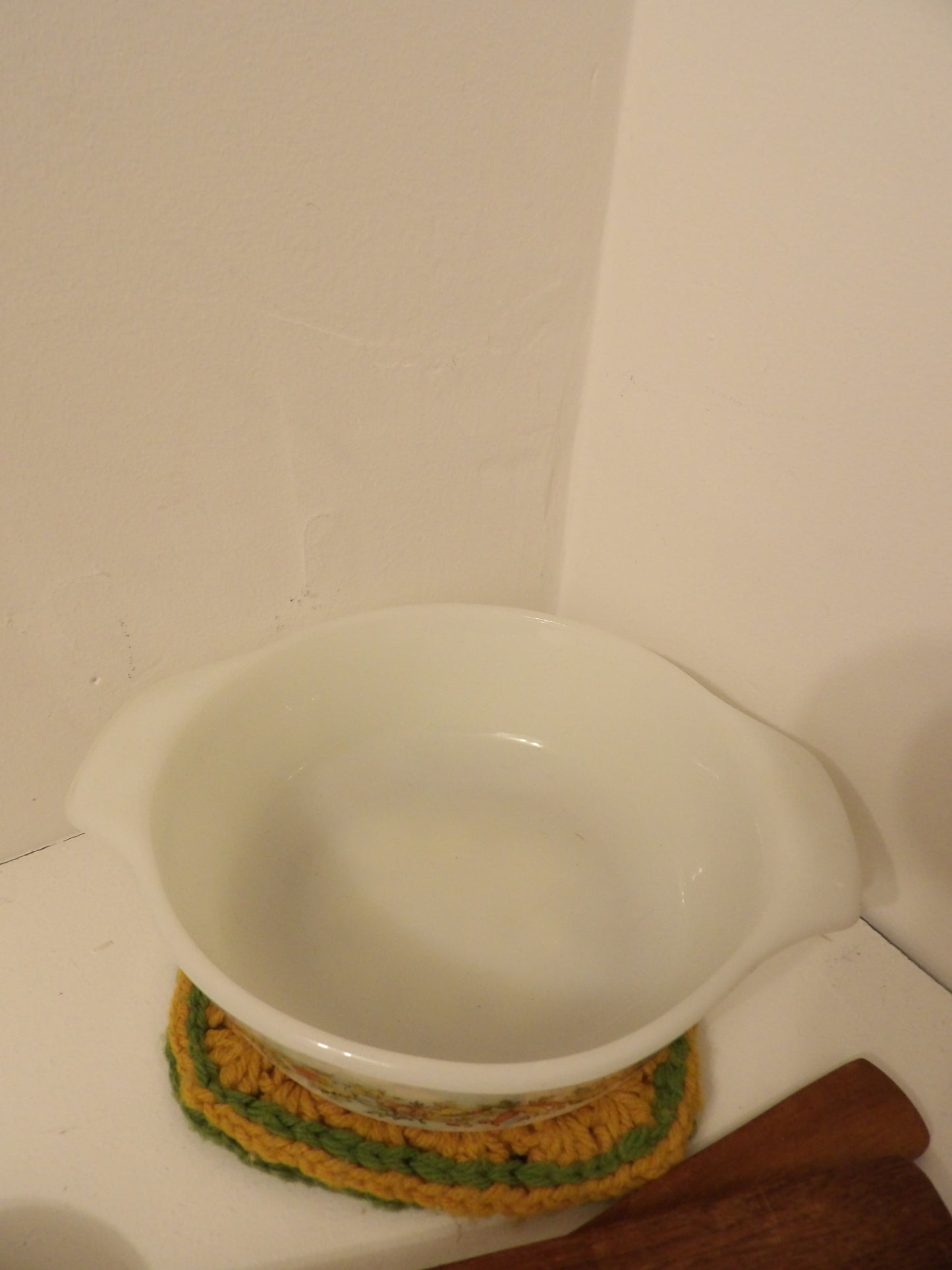 VINTAGE Anchor Hocking Fire King Harvest Vegetable Casserole Dish