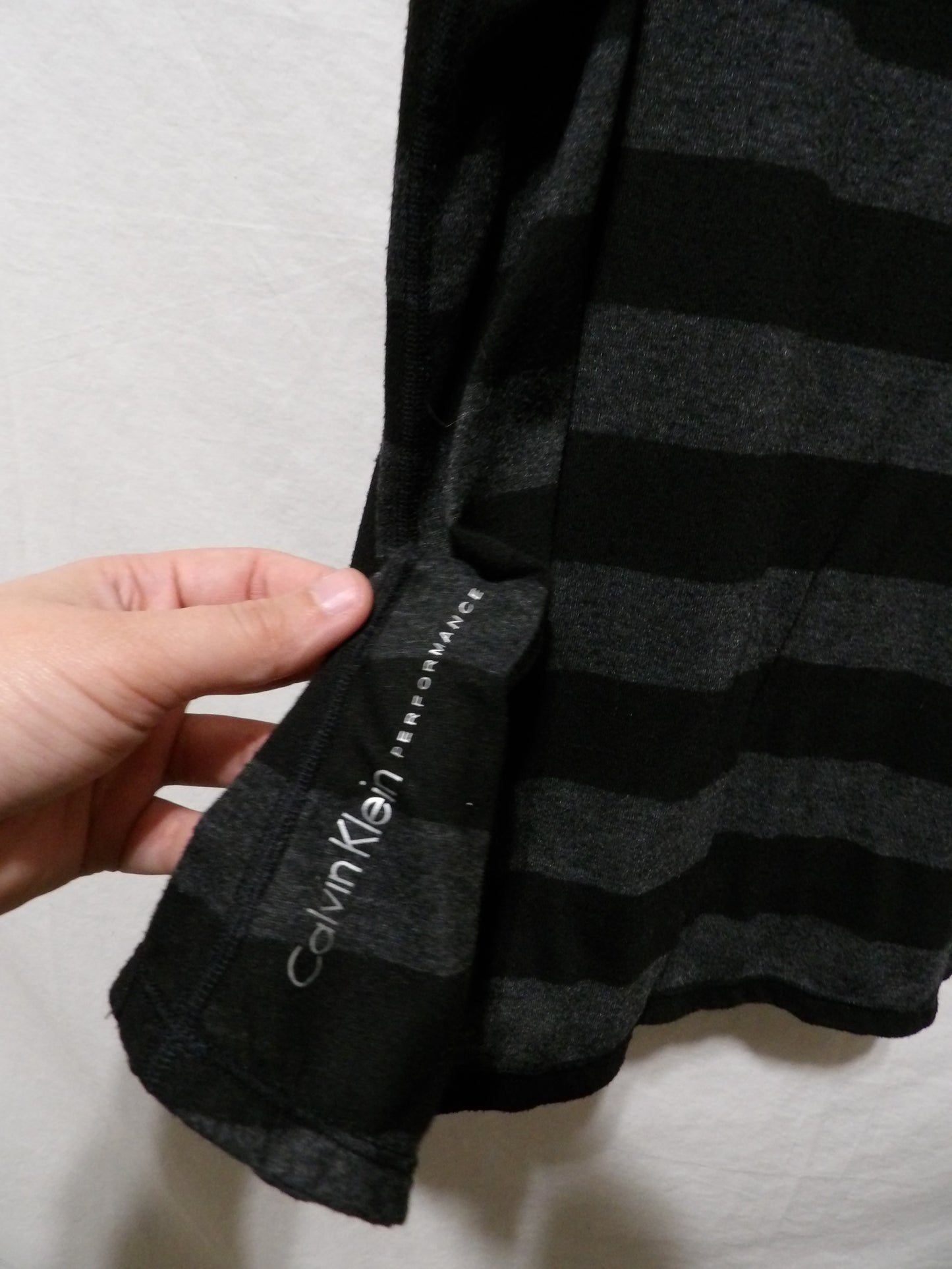CALVIN KLEIN PERFORMANCE Striped Tank Top | L