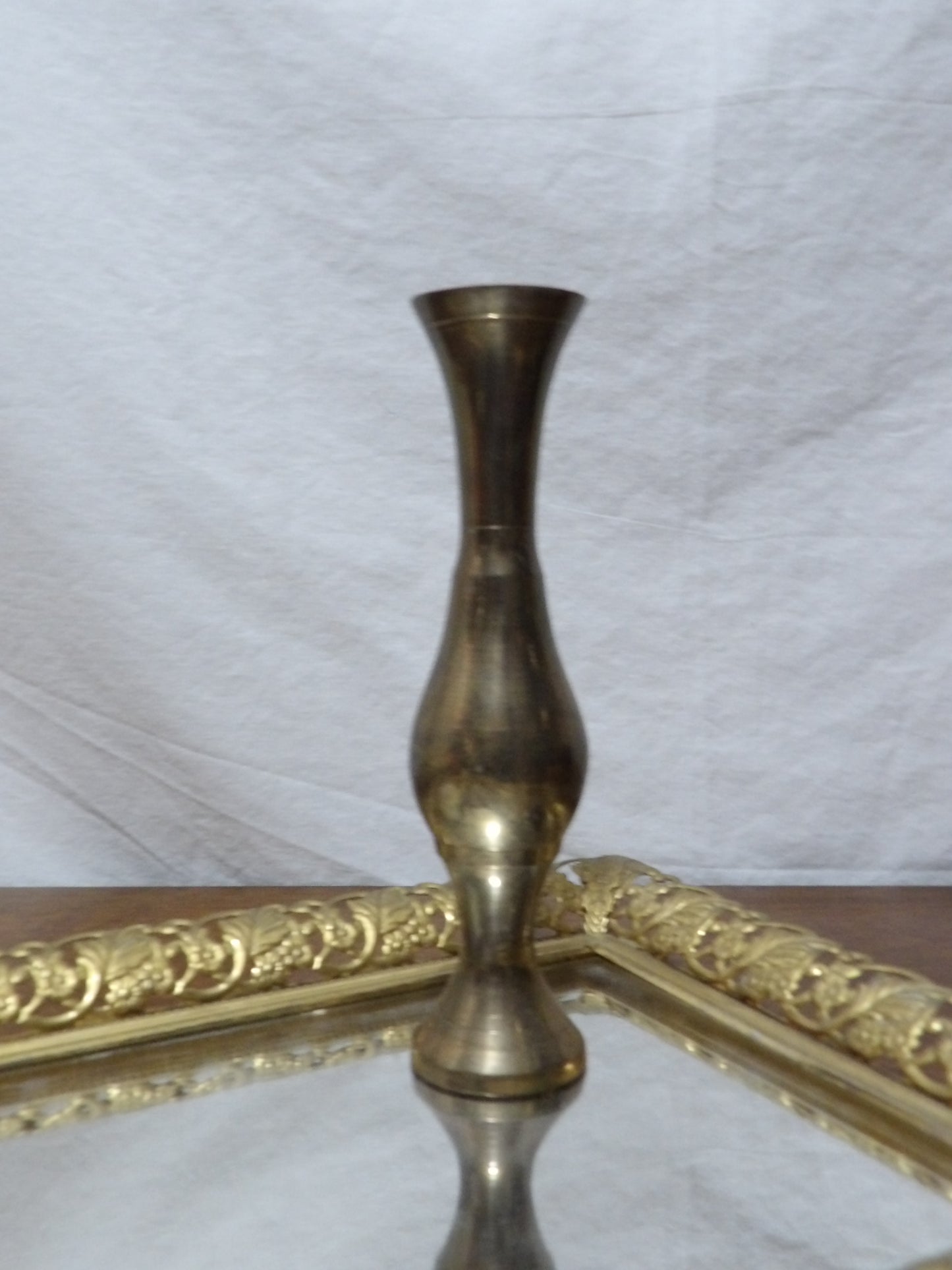 VINTAGE Brass Vase
