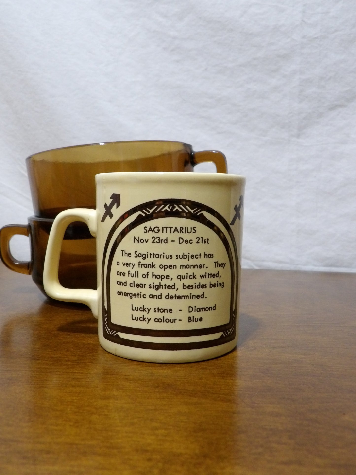 VINTAGE Sagittarius Mug