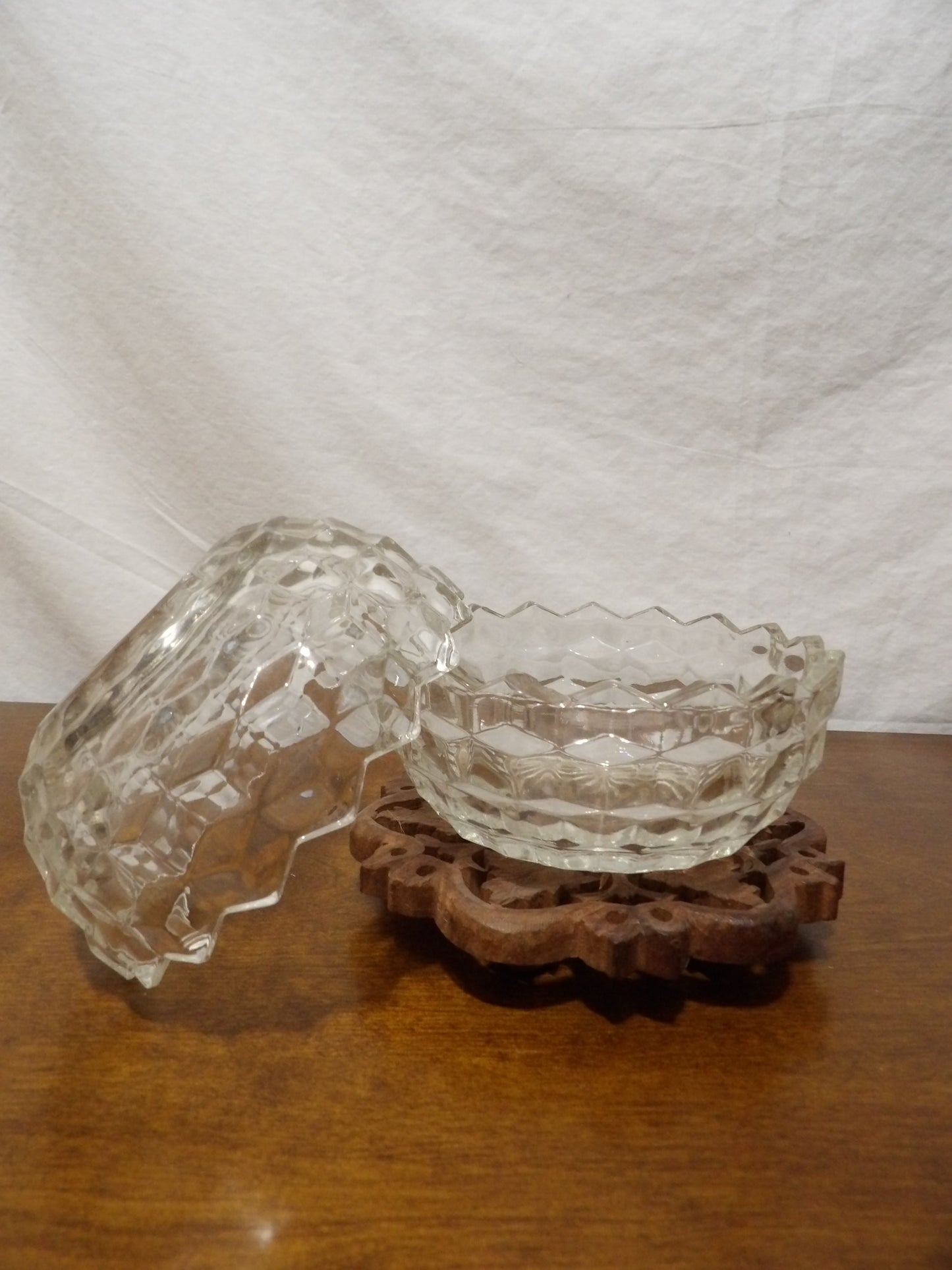 VINTAGE Indiana Glass Co. Fairy Lamp