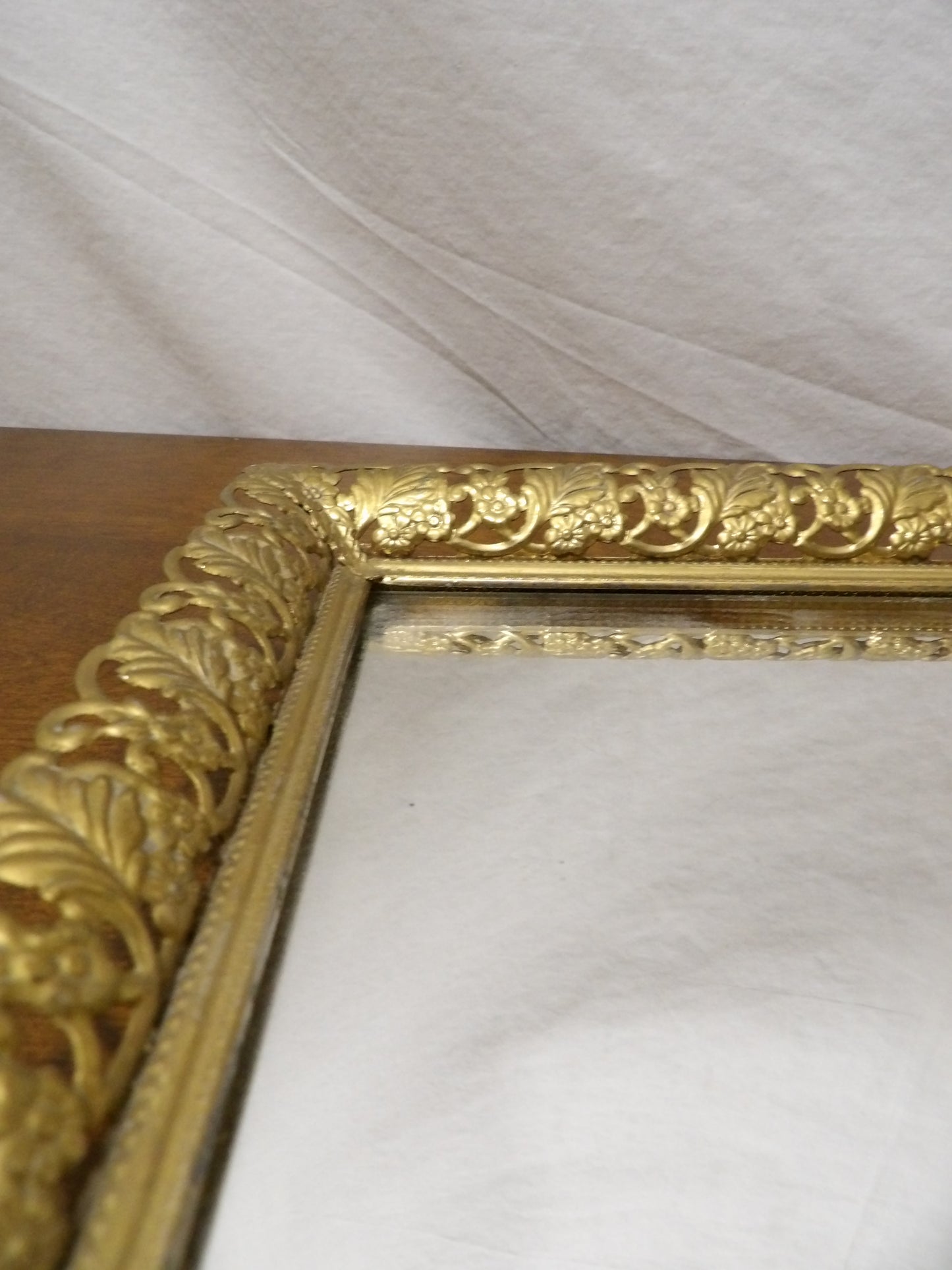 VINTAGE Mirror Vanity Tray