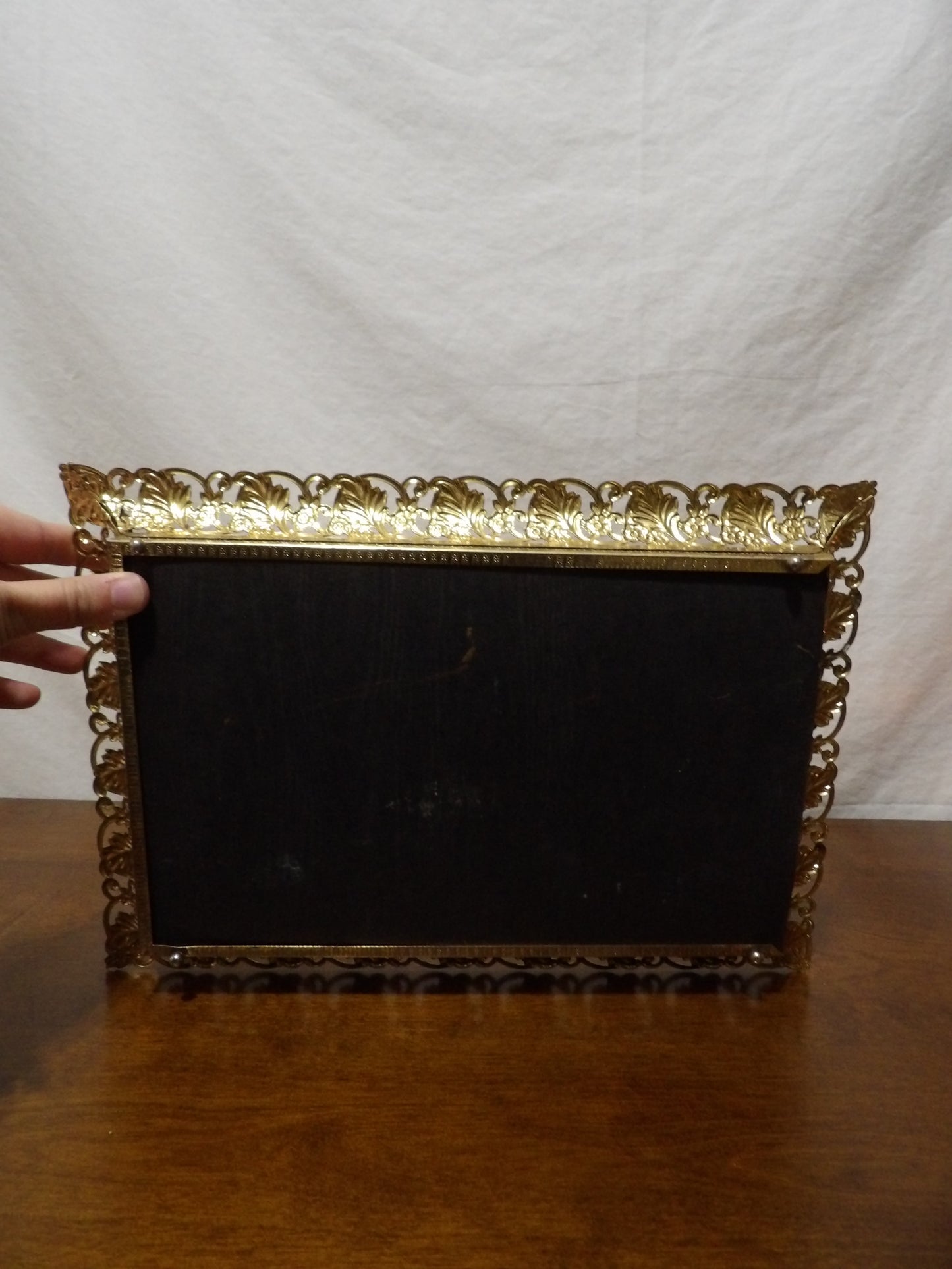 VINTAGE Mirror Vanity Tray