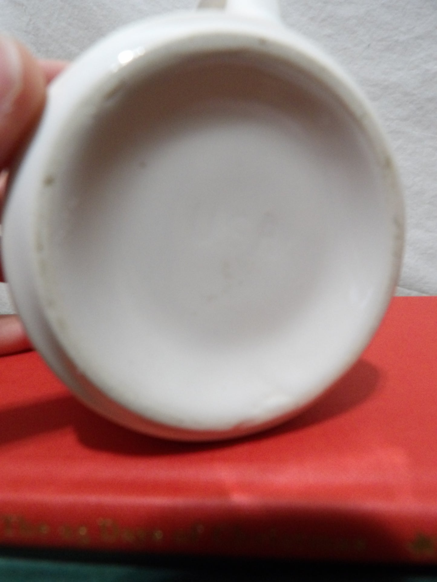 VINTAGE Holly Wreath Mug