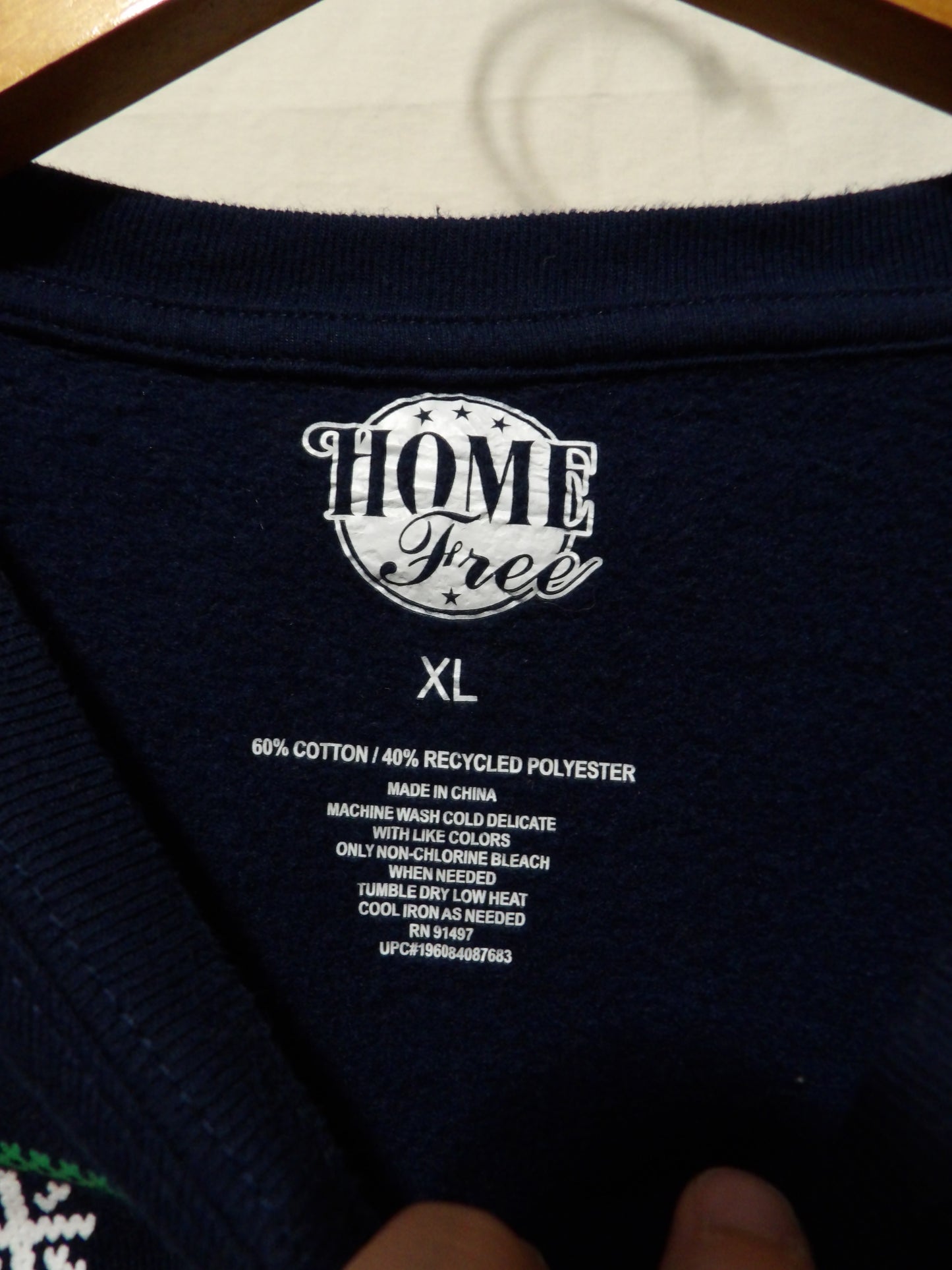 HOME FREE Christmas Crewneck Sweatshirt | XL