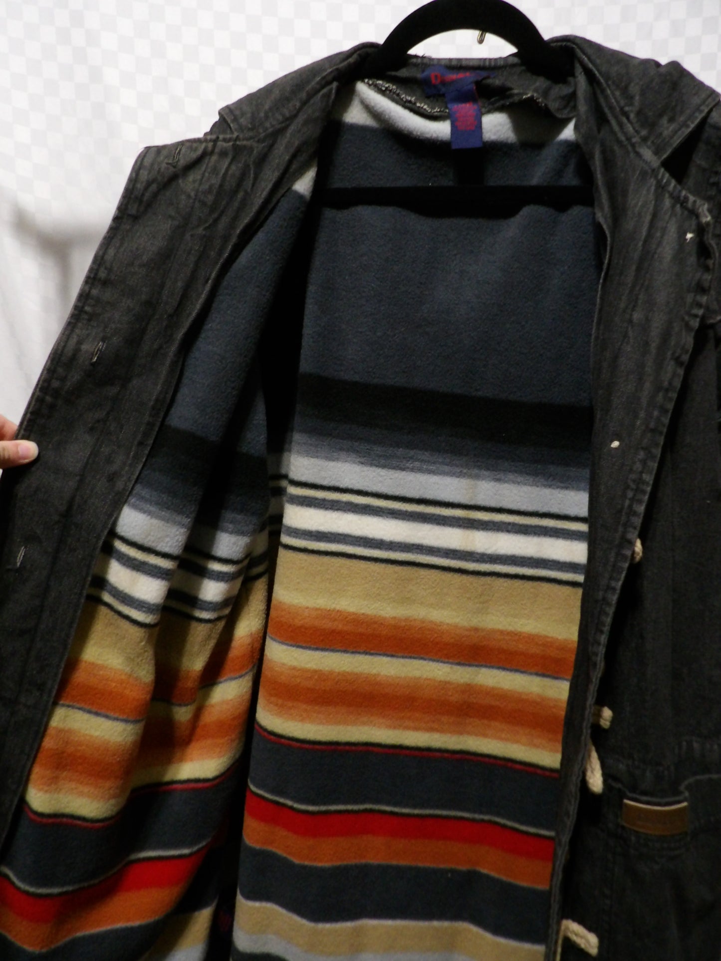 DENIM & CO. Vintage Black Denim Jacket | L