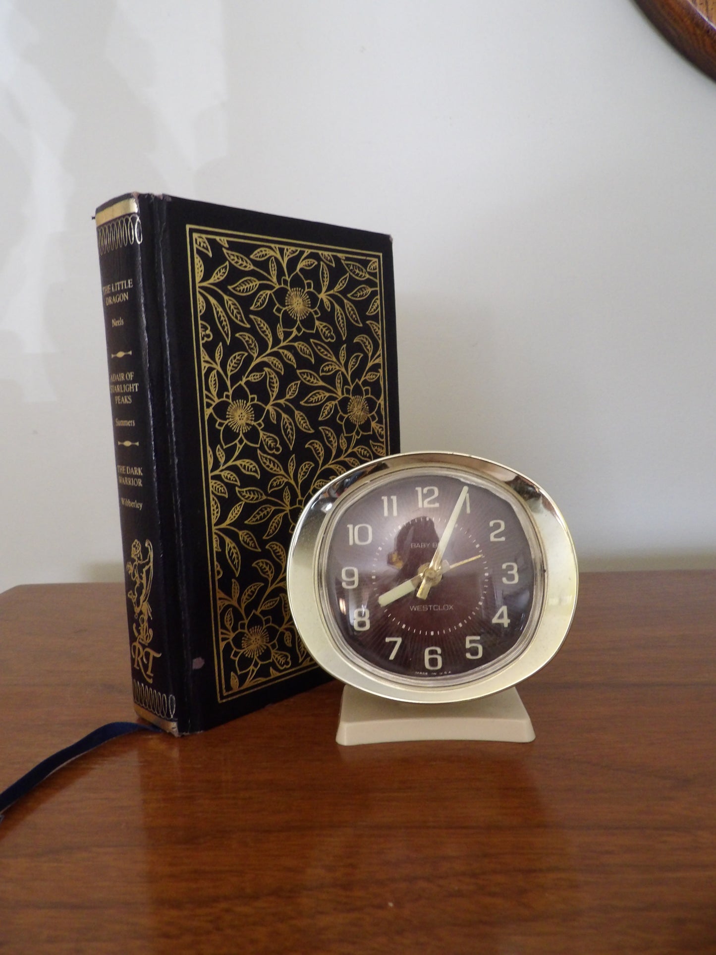 VINTAGE Baby Ben Luminous Travel Alarm Clock