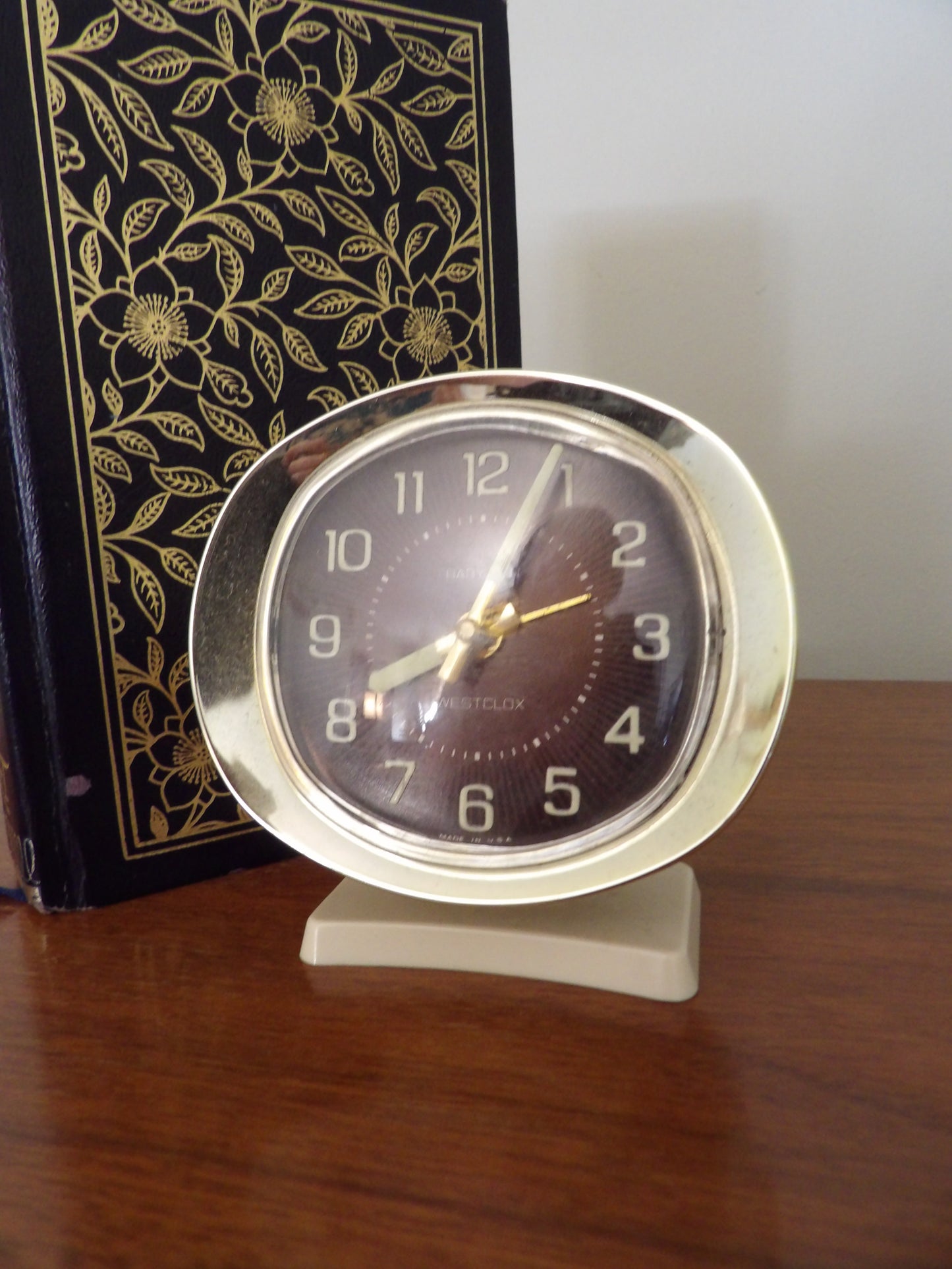 VINTAGE Baby Ben Luminous Travel Alarm Clock