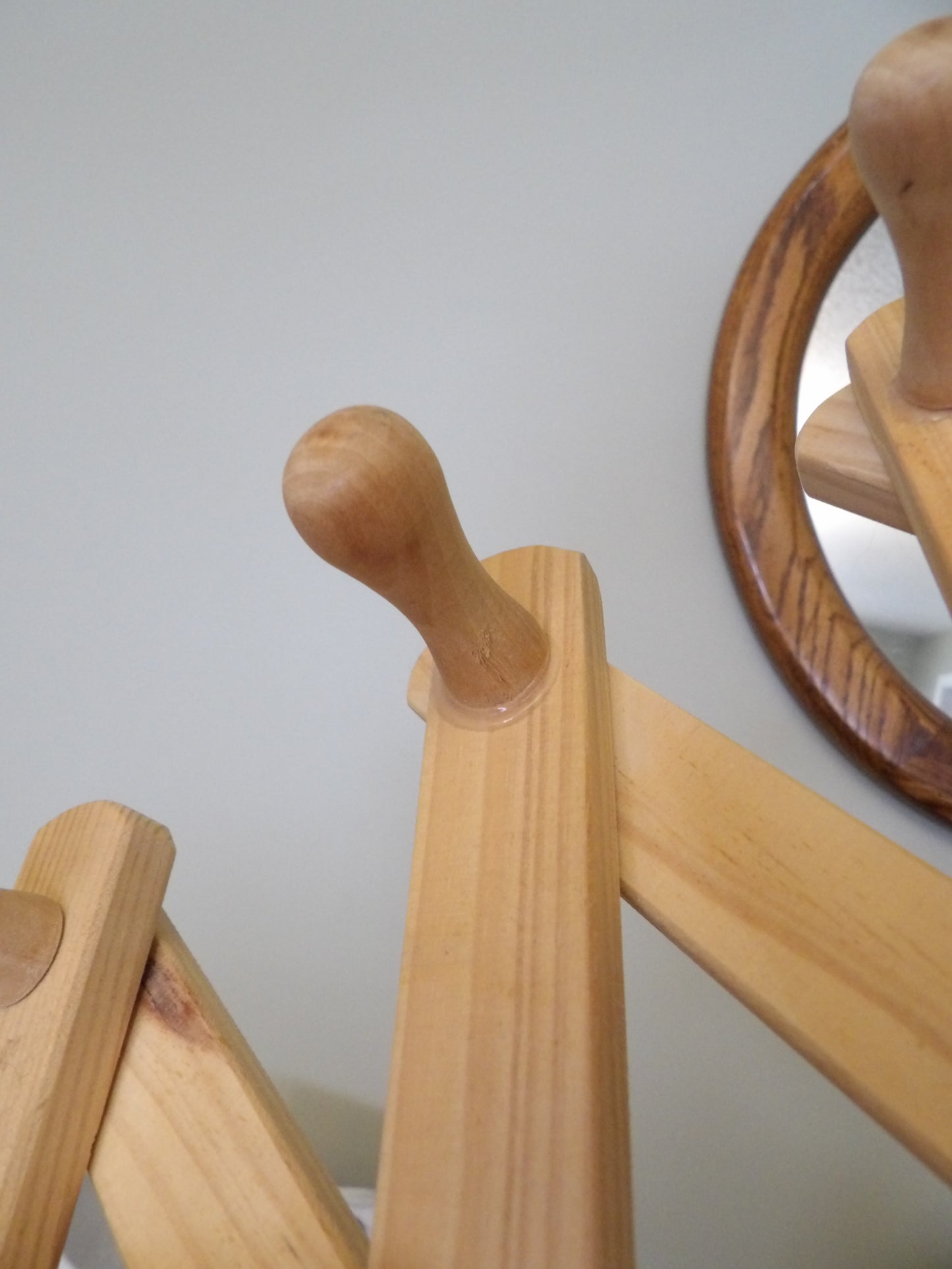 WOODEN Accordion Peg Rack