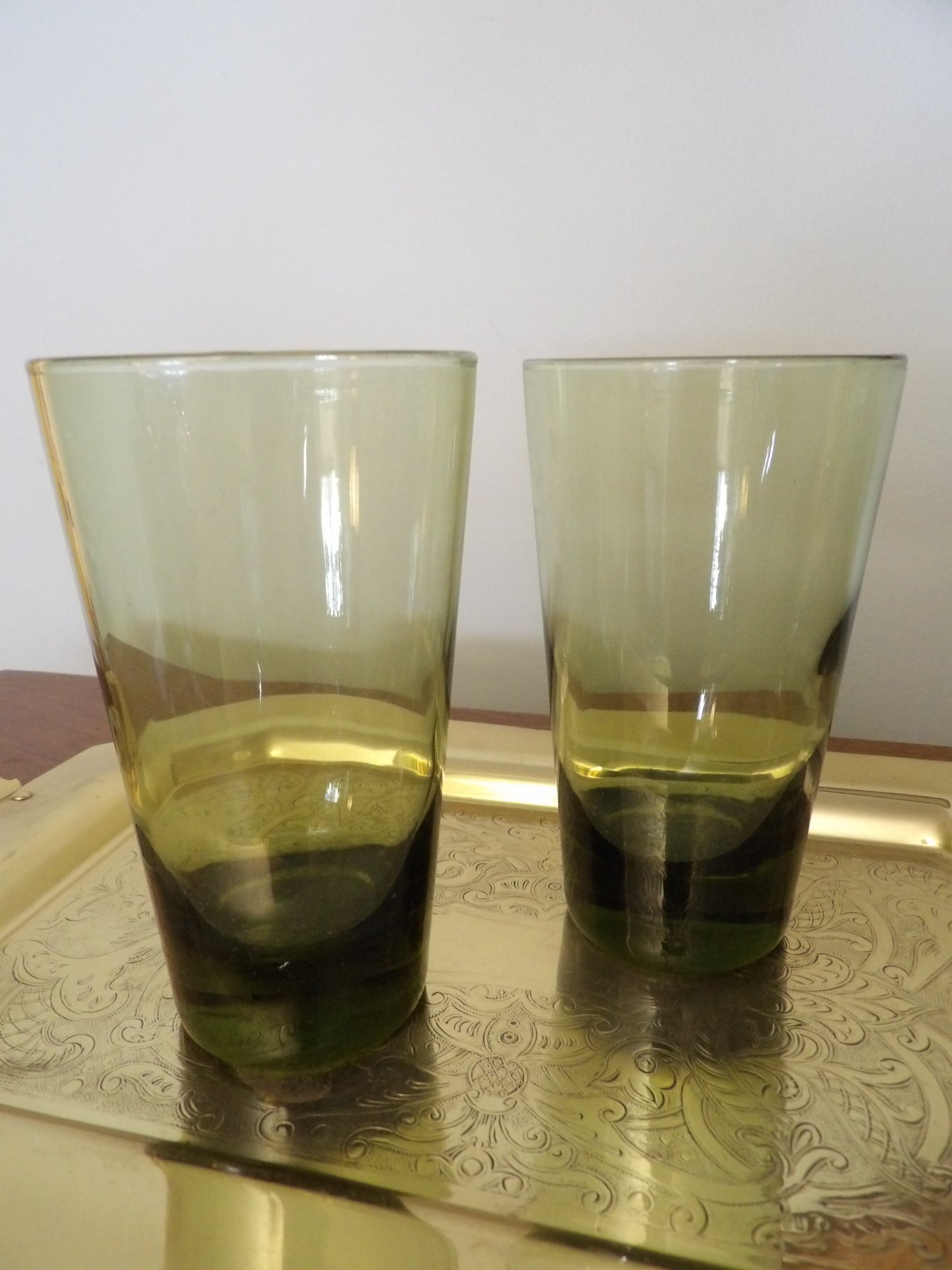VINTAGE Pair of 2 Libbey Highball Cocktail Glasses