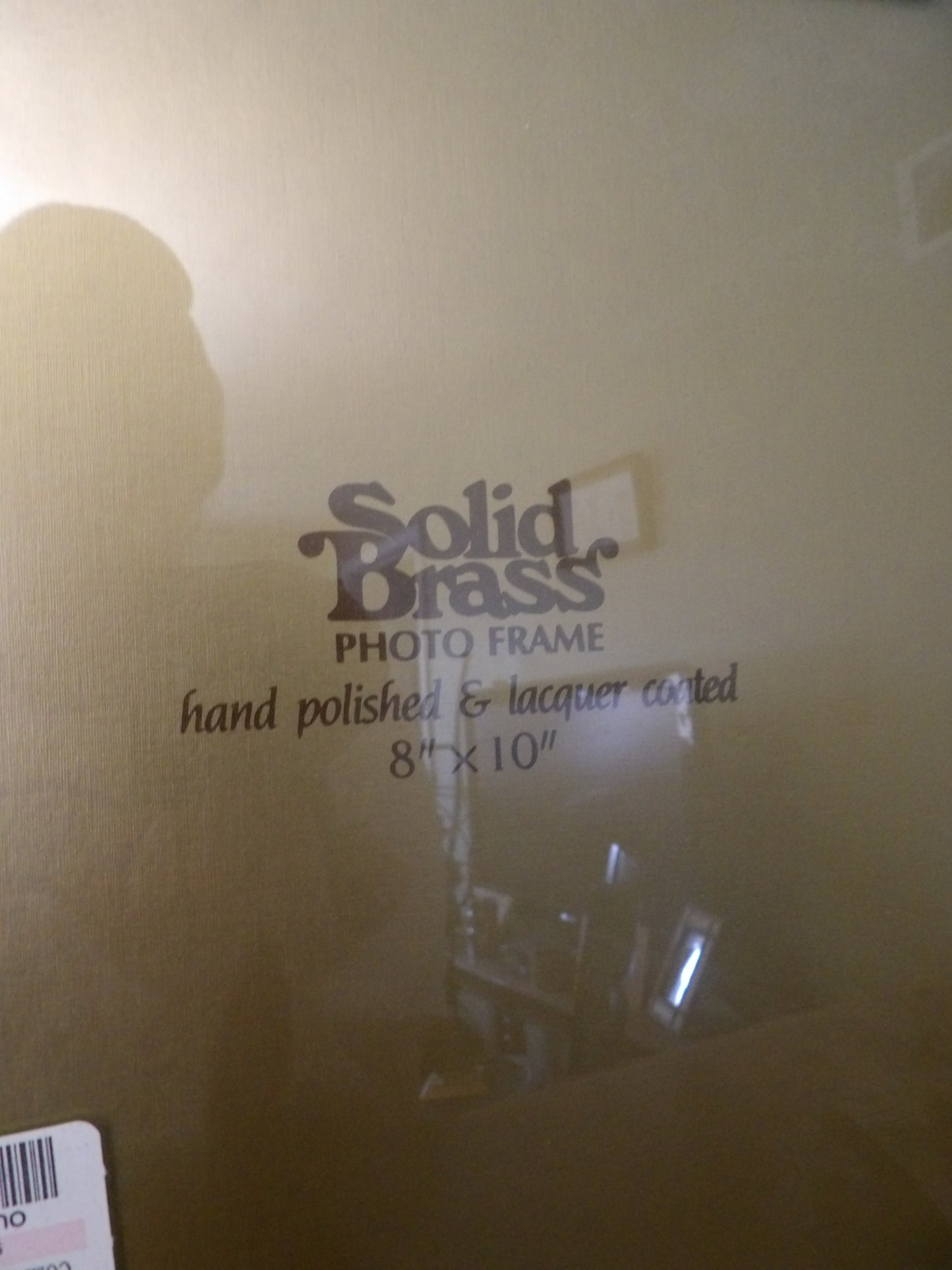 VINTAGE Solid Brass Revolving Photo Frame