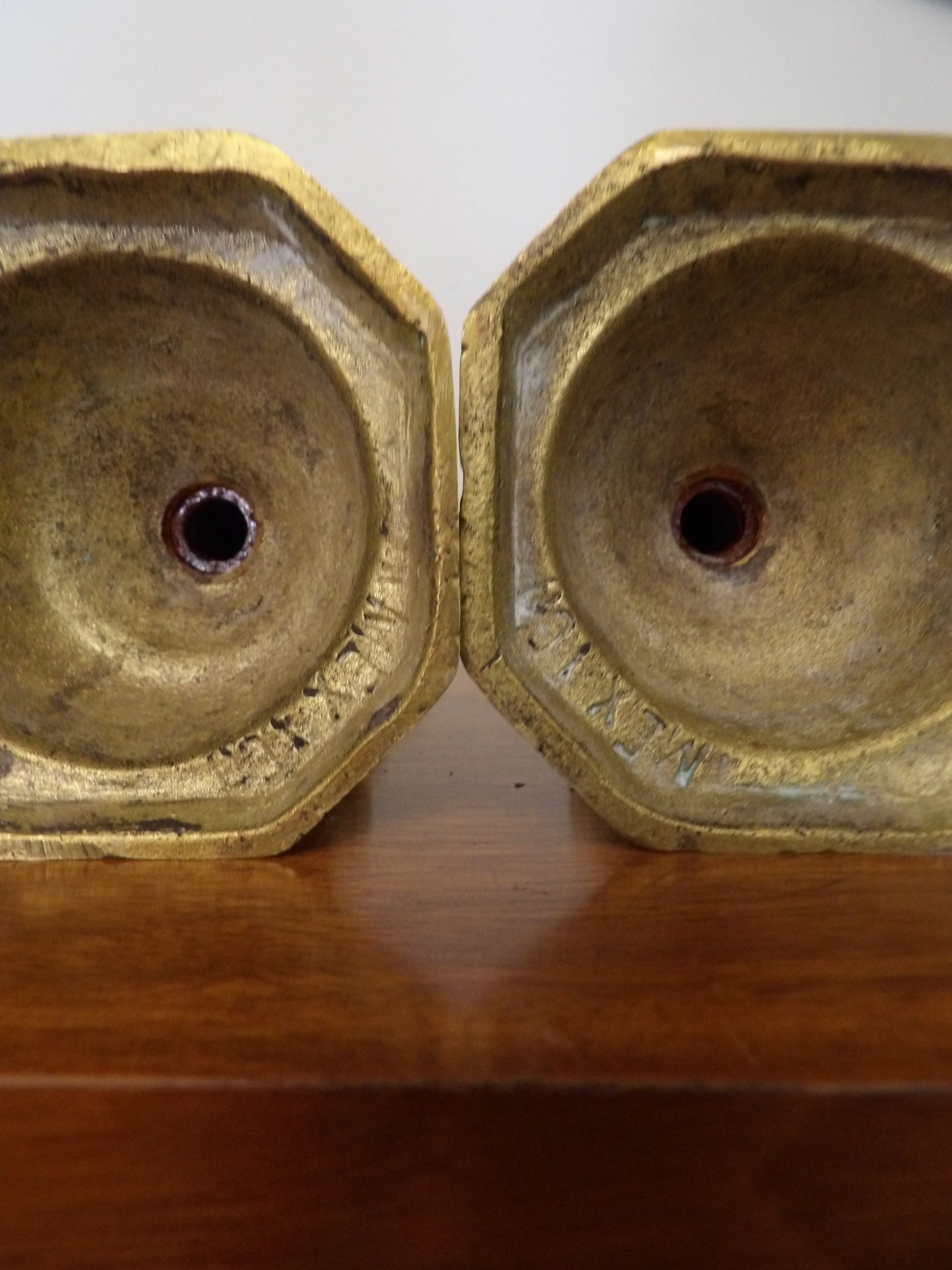 VINTAGE Pair of Brass Candlestick Holders