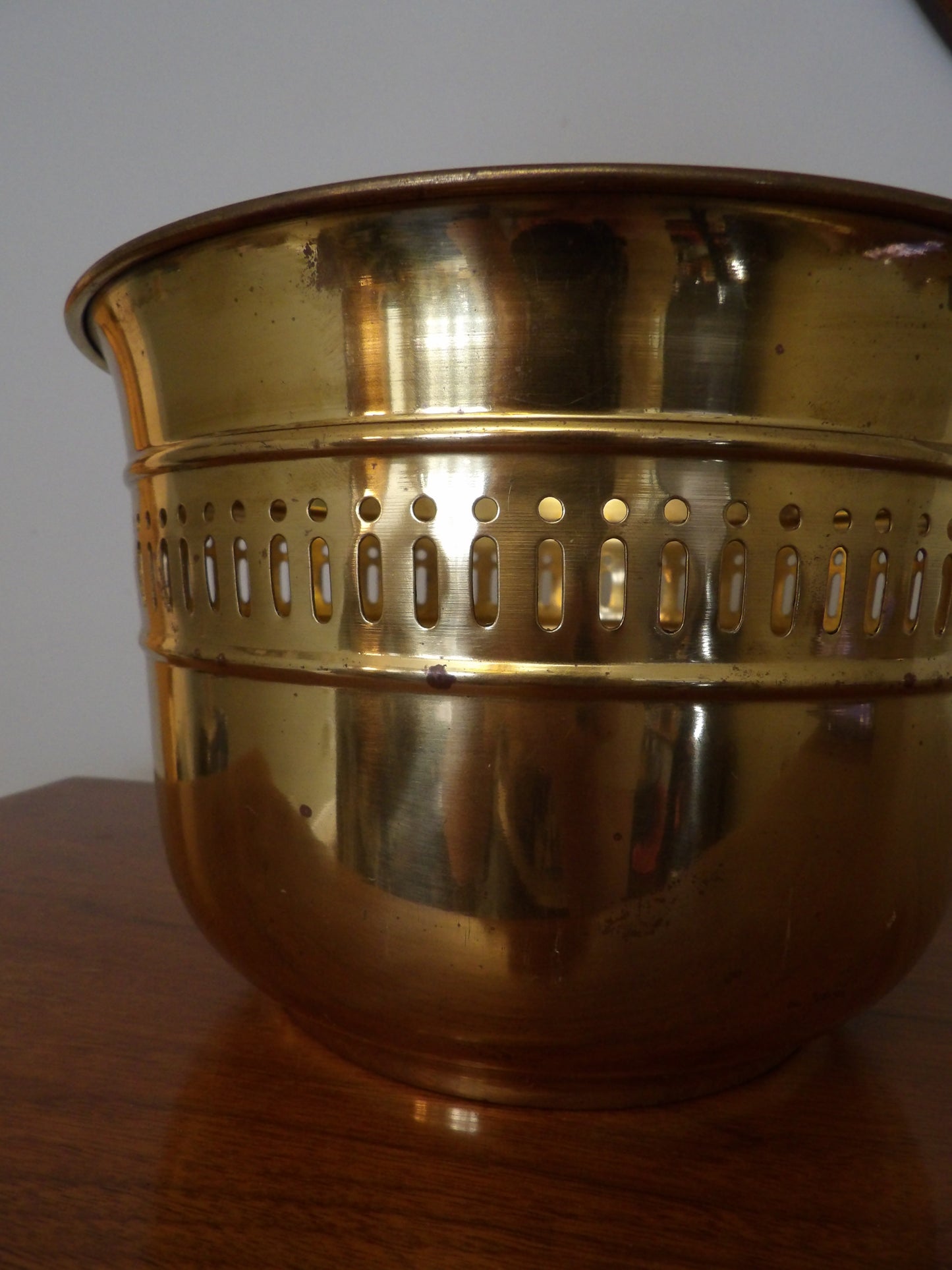 VINTAGE Brass Planter