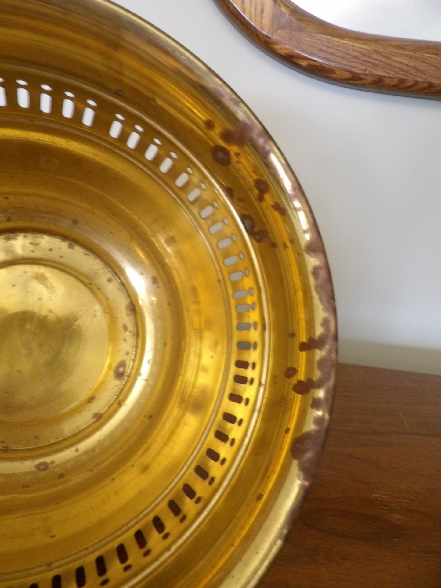 VINTAGE Brass Planter