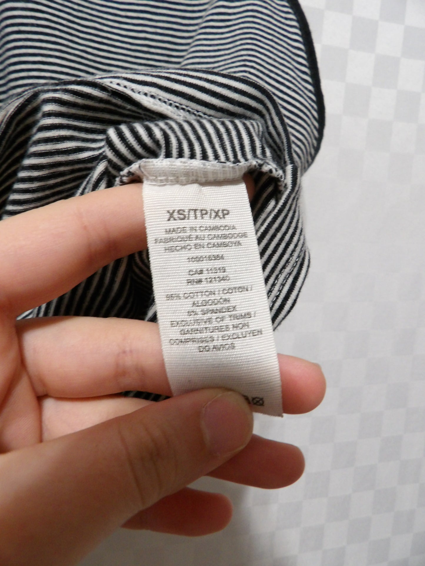 GARAGE Striped Halter Crop Top | XS