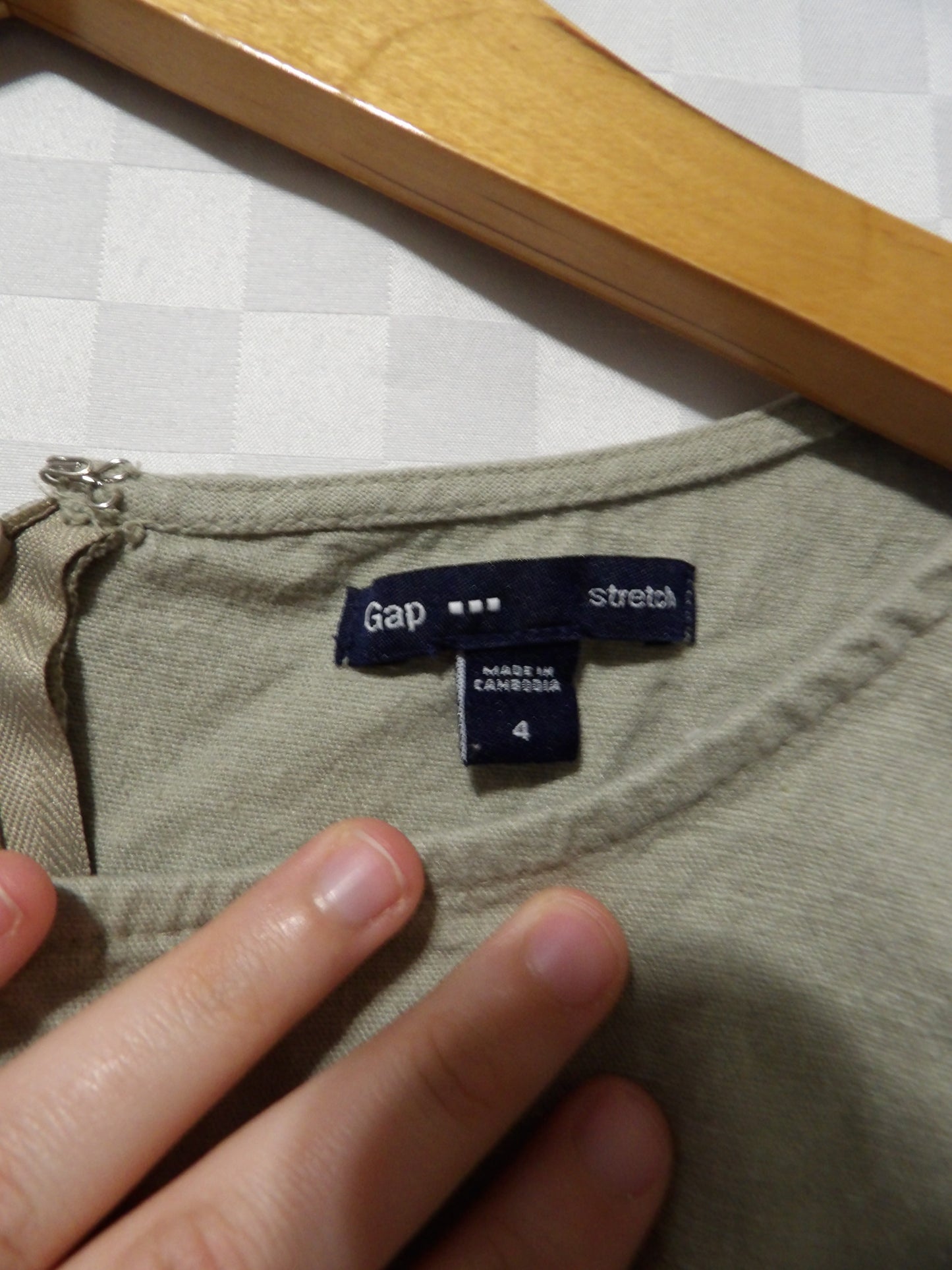 VINTAGE Gap Linen Mini Dress | 4