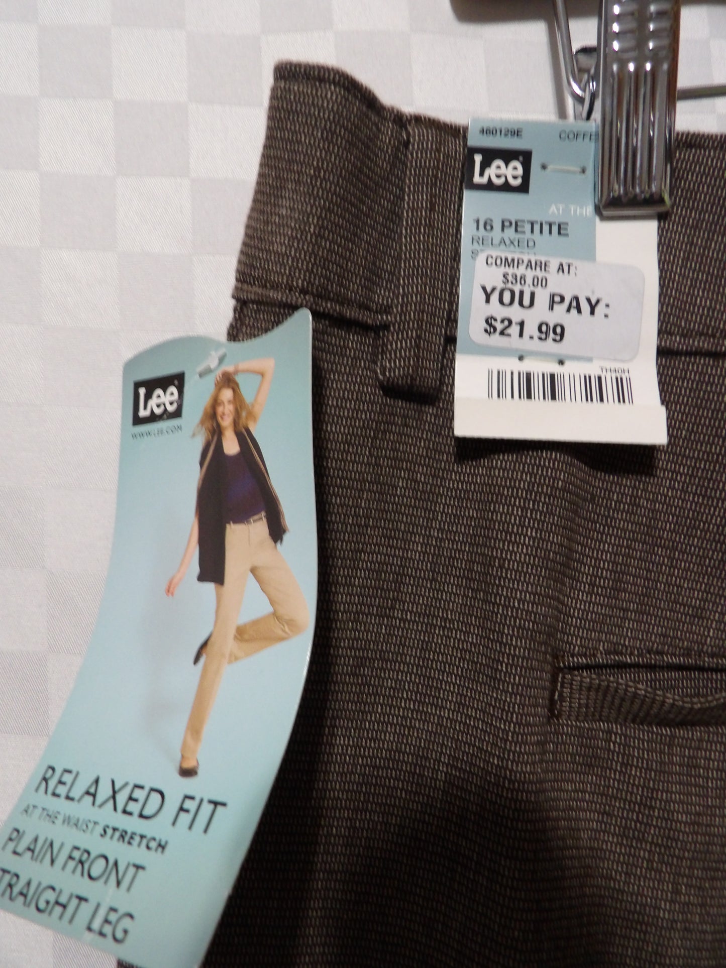 LEE Brown Patterned Pants New w/ Tags | 16P