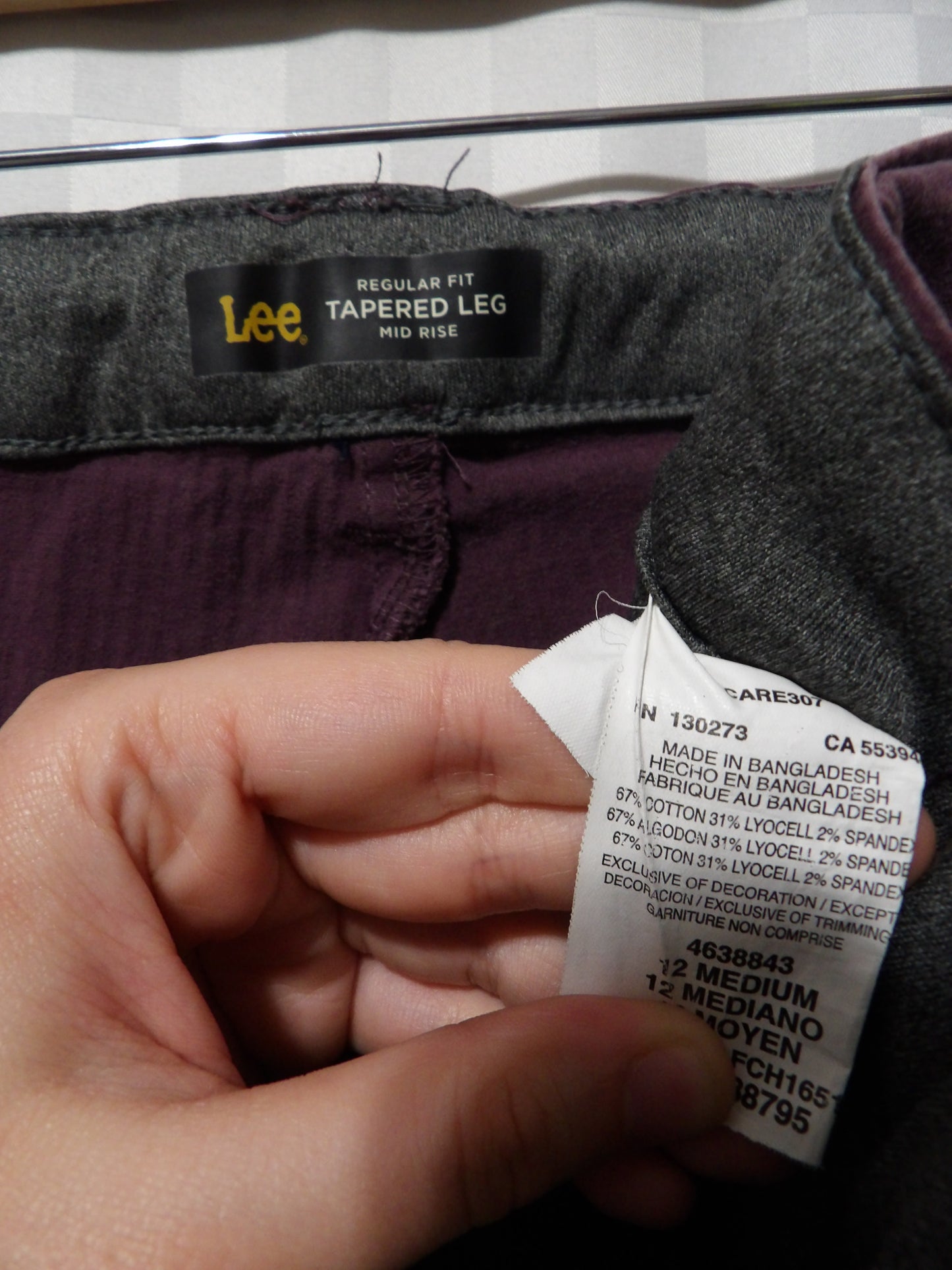 LEE Regular Tapered Leg Mid Rise Joggers | 12