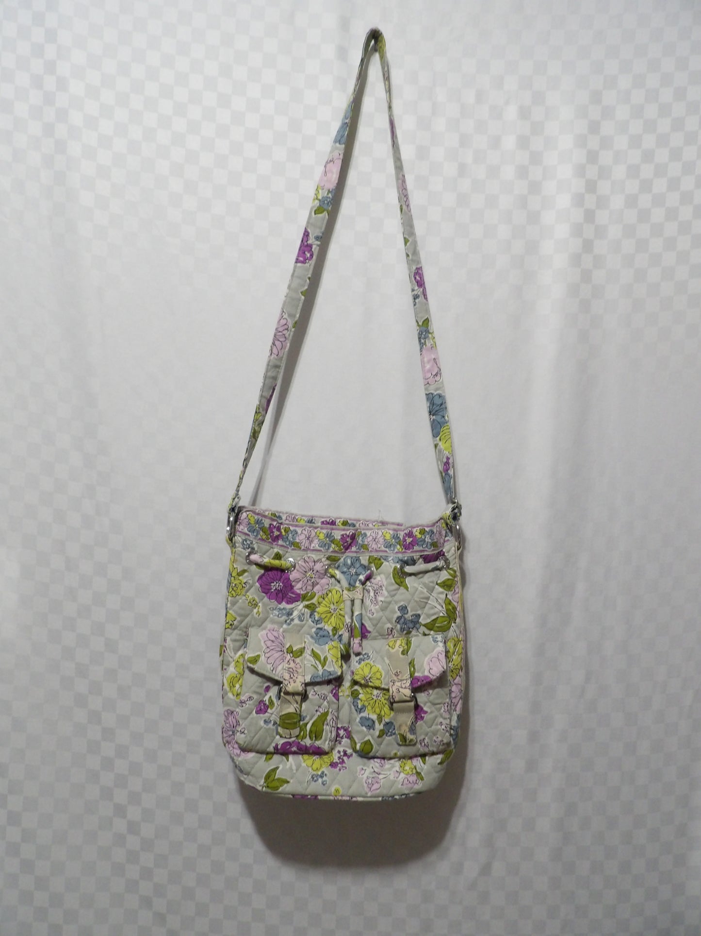 VERA BRADLEY Watercolor Hipster Crossbody Bucket Bag Crossbody
