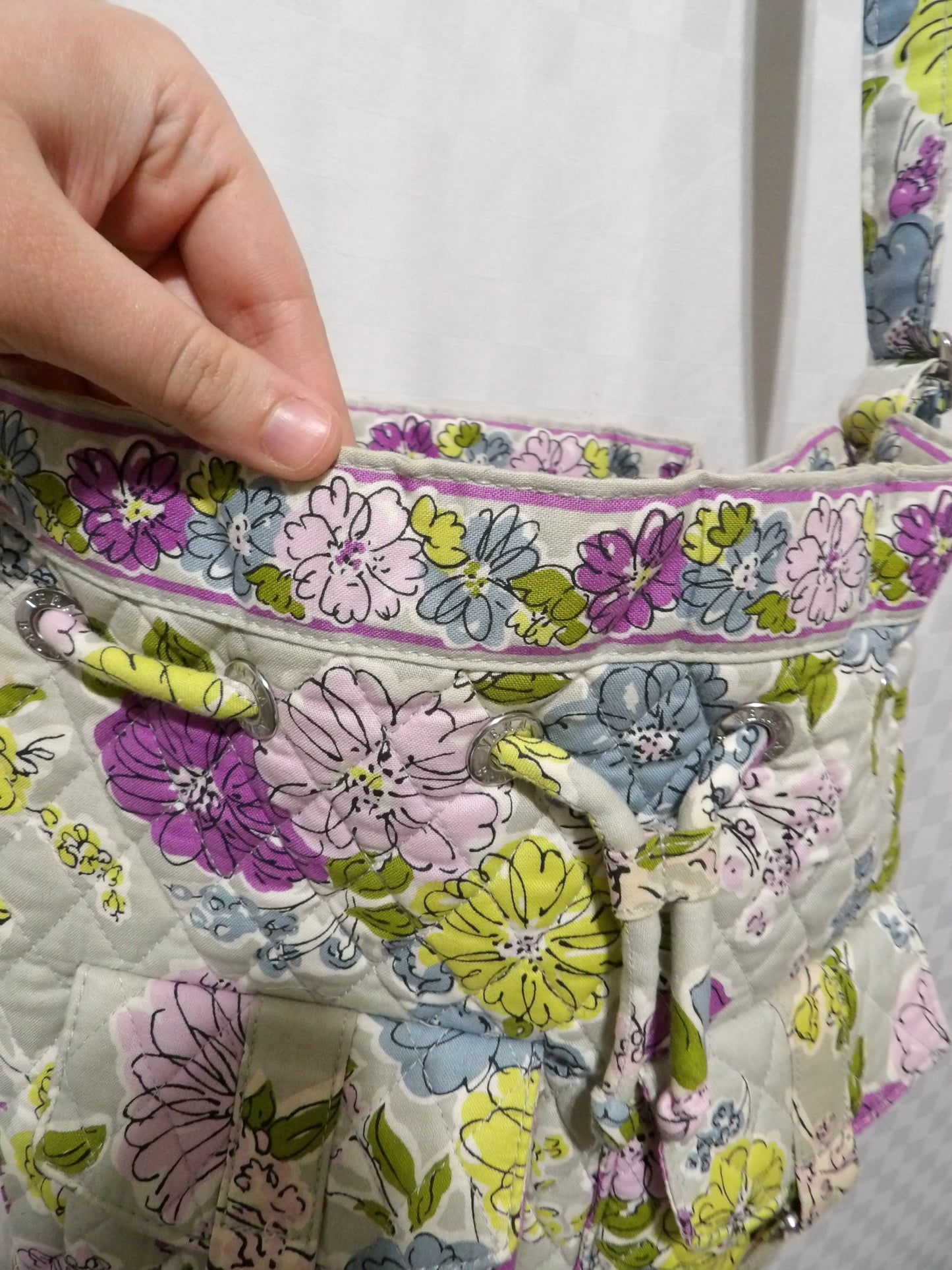 VERA BRADLEY Watercolor Hipster Crossbody Bucket Bag Crossbody