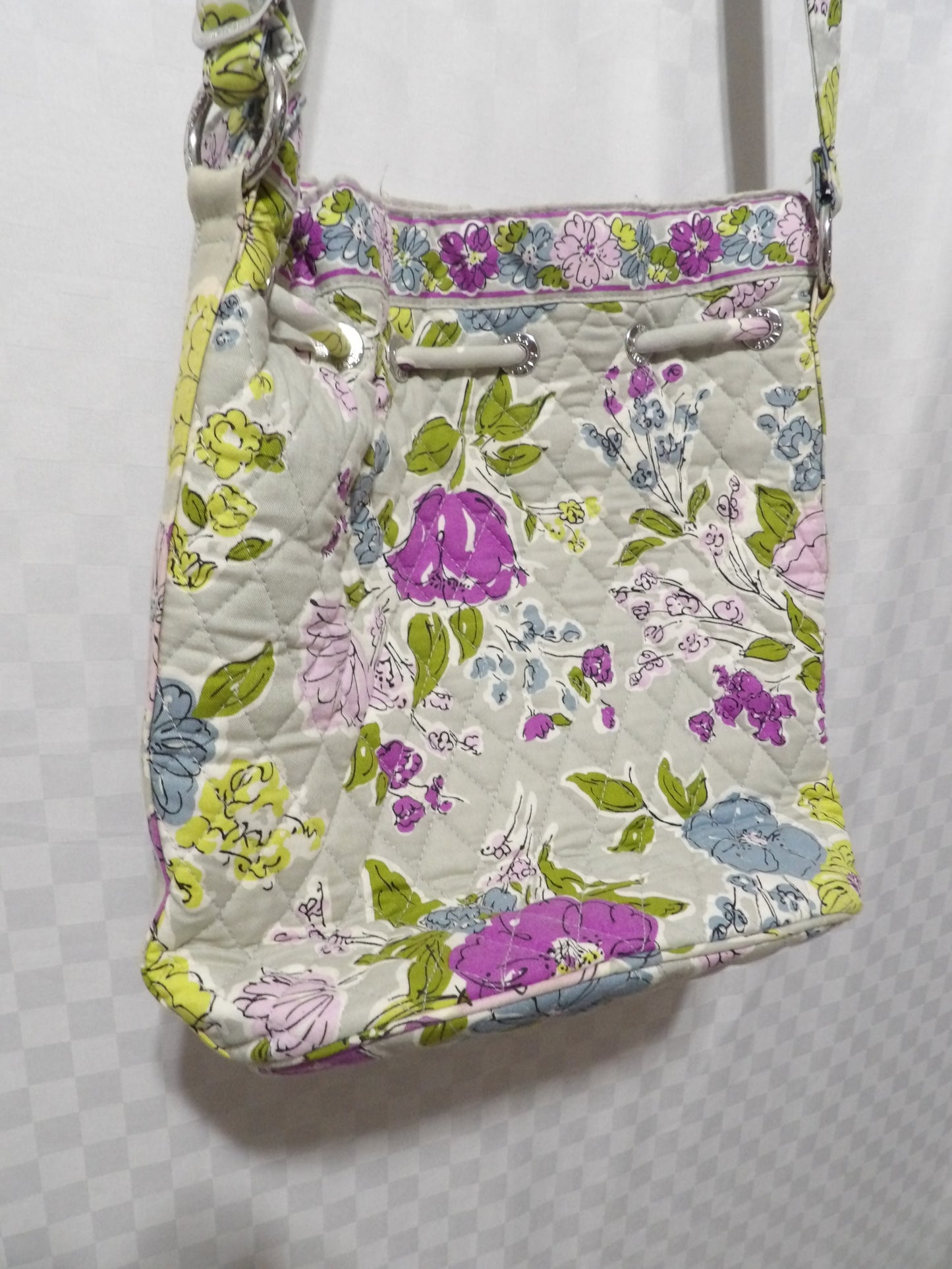 VERA BRADLEY Watercolor Hipster Crossbody Bucket Bag Crossbody