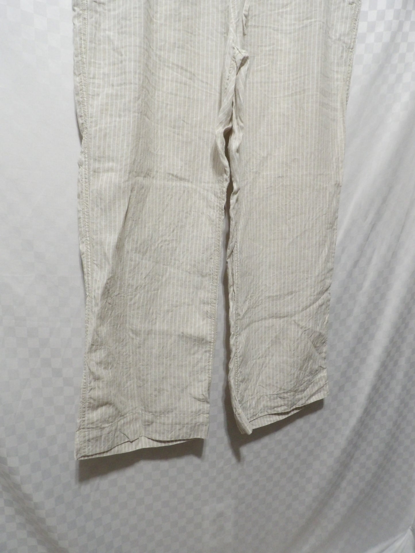 L.L. Bean Striped Linen Pants | 18