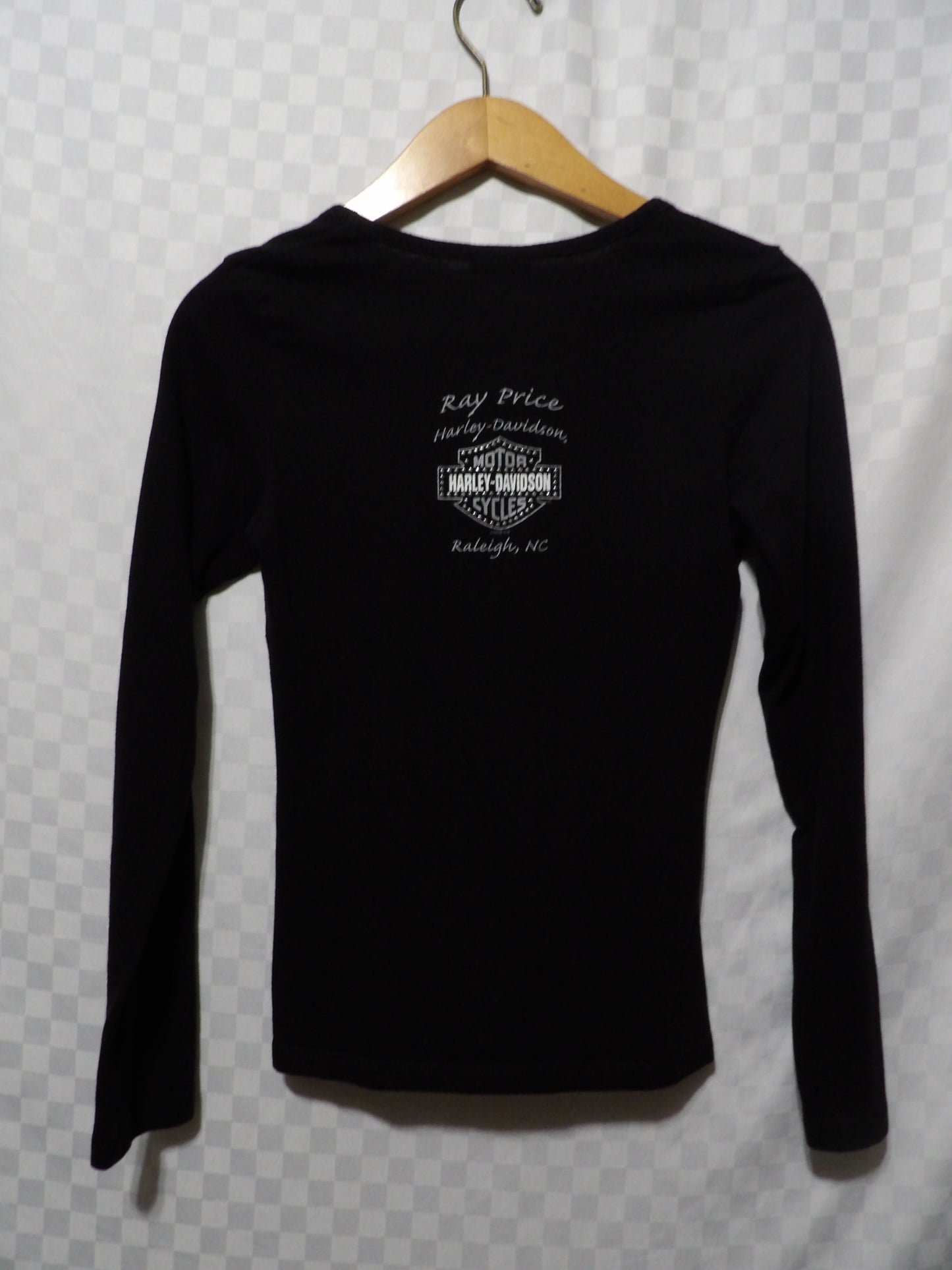 HARLEY DAVIDSON Peek-a-Boo Long Sleeve Top | M
