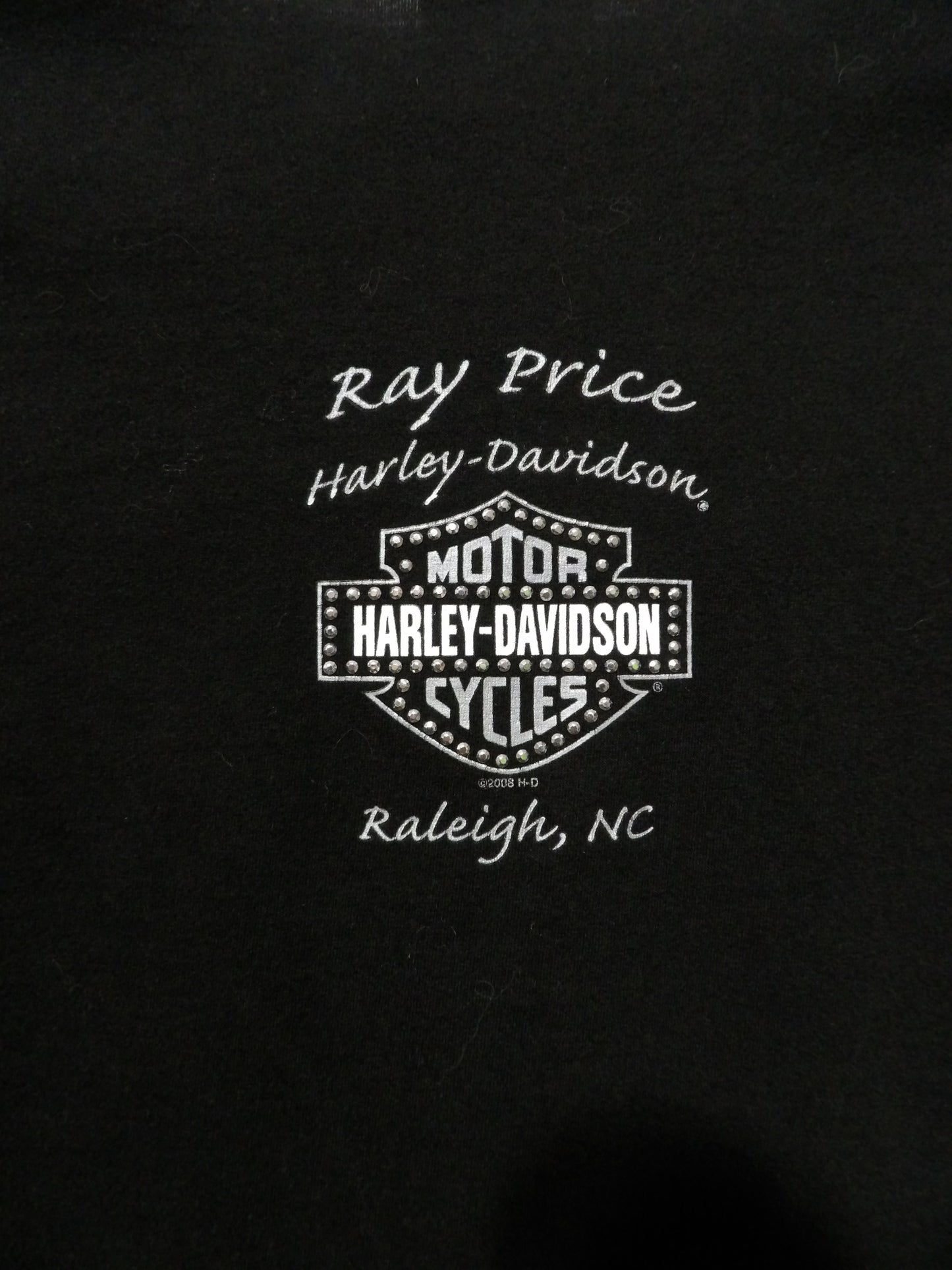 HARLEY DAVIDSON Peek-a-Boo Long Sleeve Top | M
