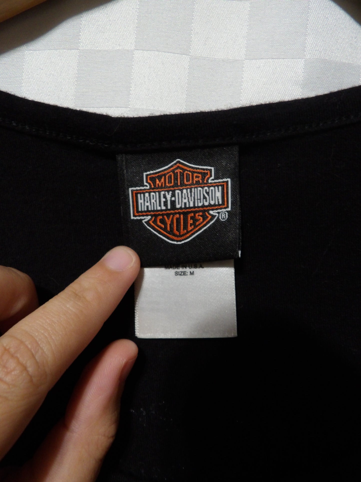HARLEY DAVIDSON Peek-a-Boo Long Sleeve Top | M