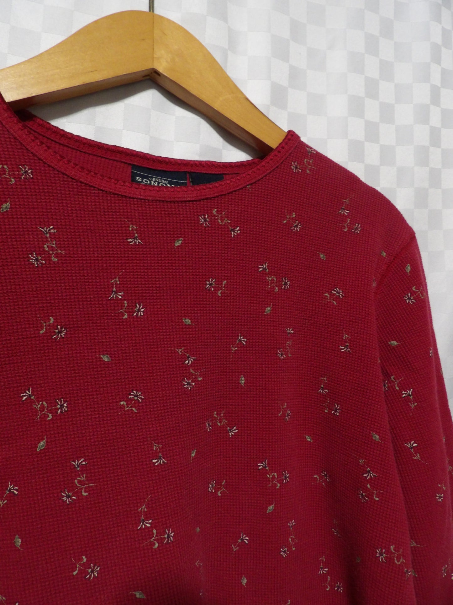 VINTAGE Sonoma Jean Co. Floral Thermal | M