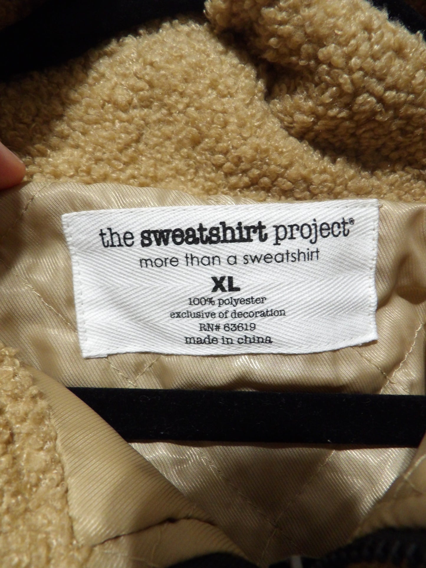 THE SWEATSHIRT PROJECT Fleece Jacket | XL