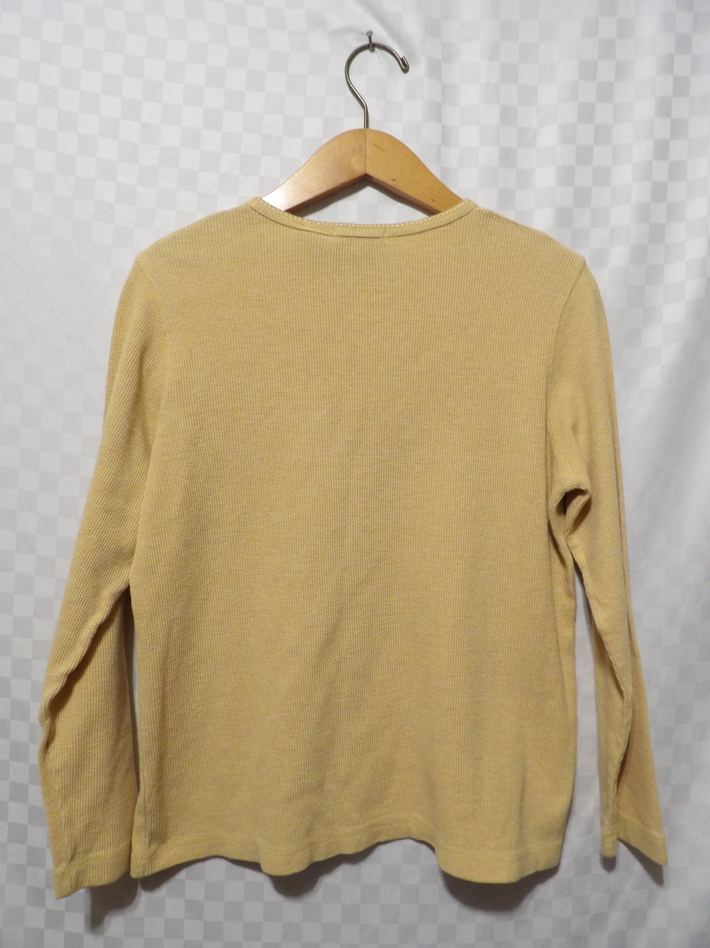 VINTAGE Sonoma Jean Co. Yellow Thermal | PM