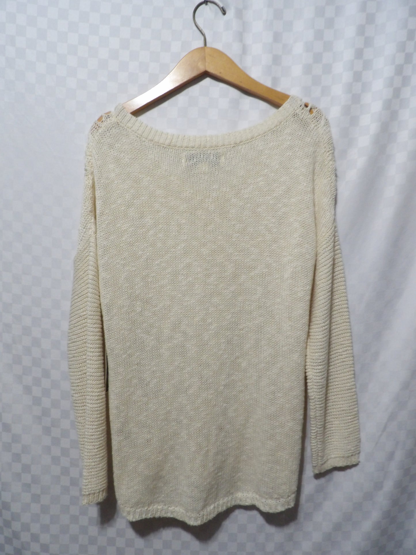 VINTAGE HAVANA Distressed Sweater New with Tags | L