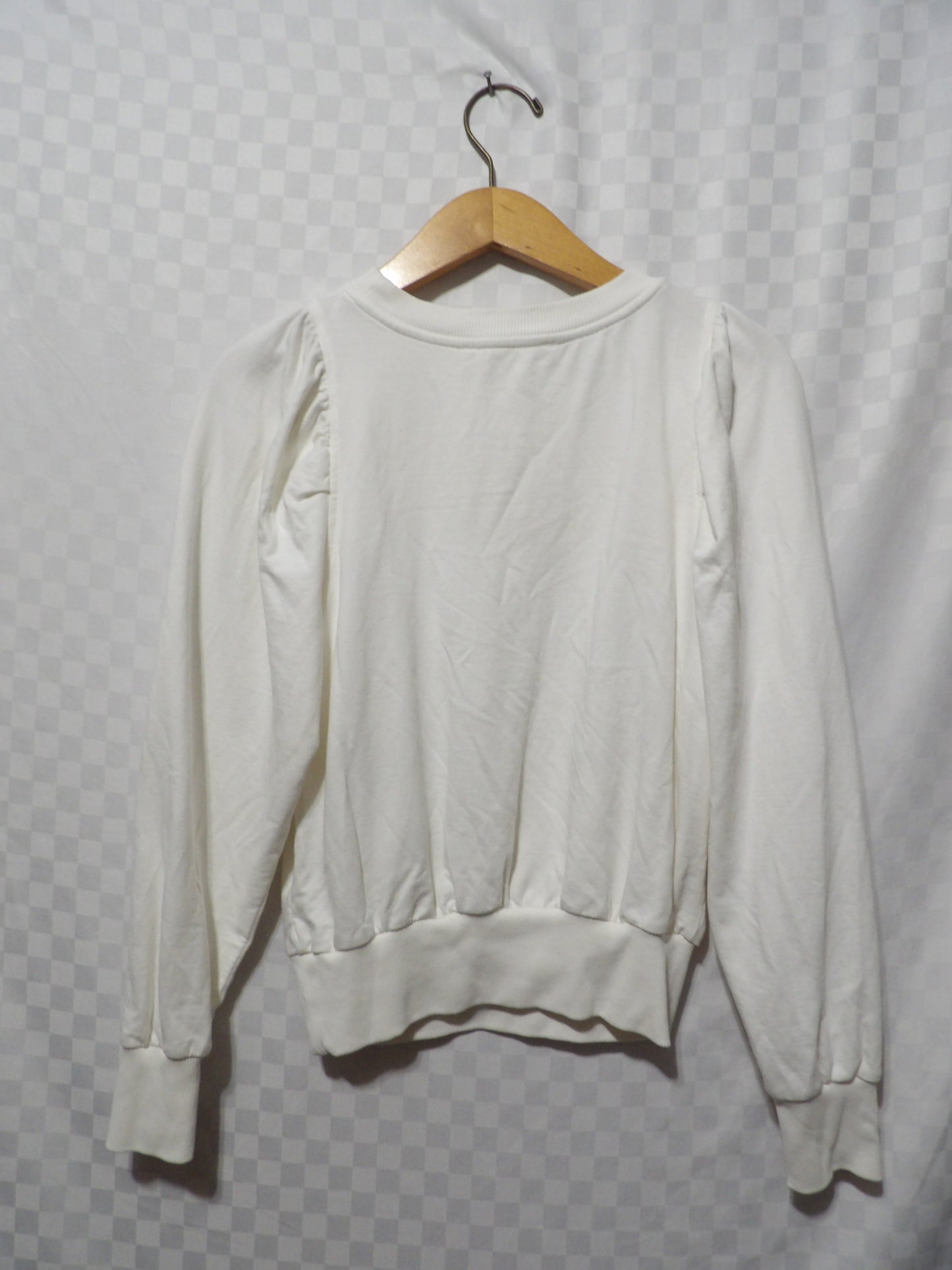 ANTHROPOLOGIE White Statement Sweater | XS