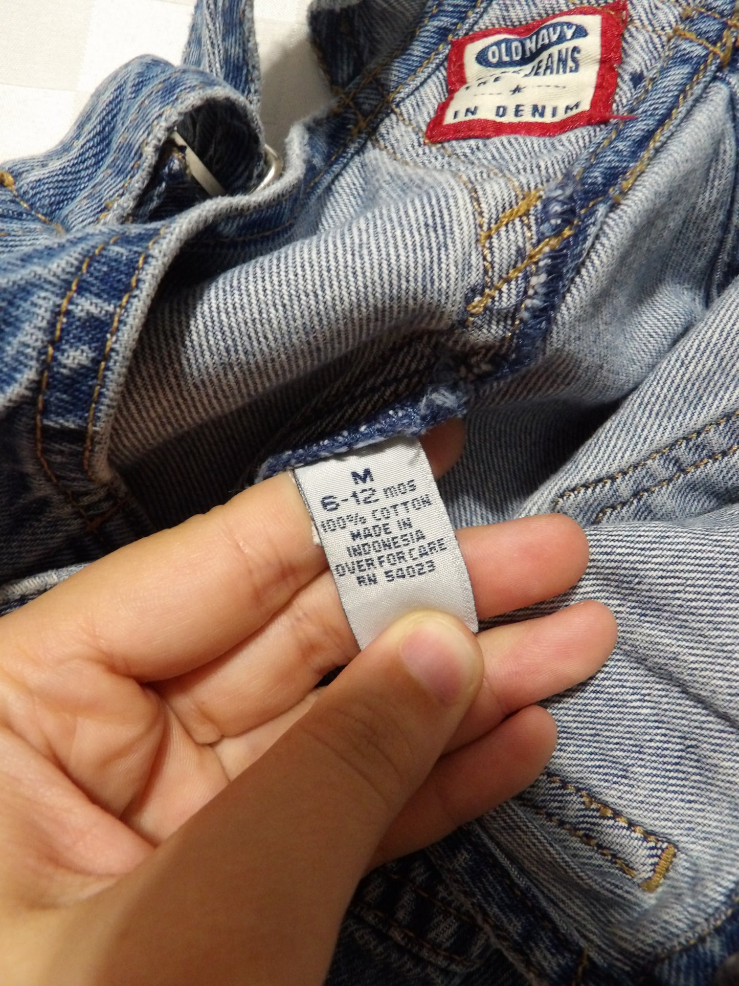 VINTAGE Old Navy Denim Overalls | M 6-12 Mos