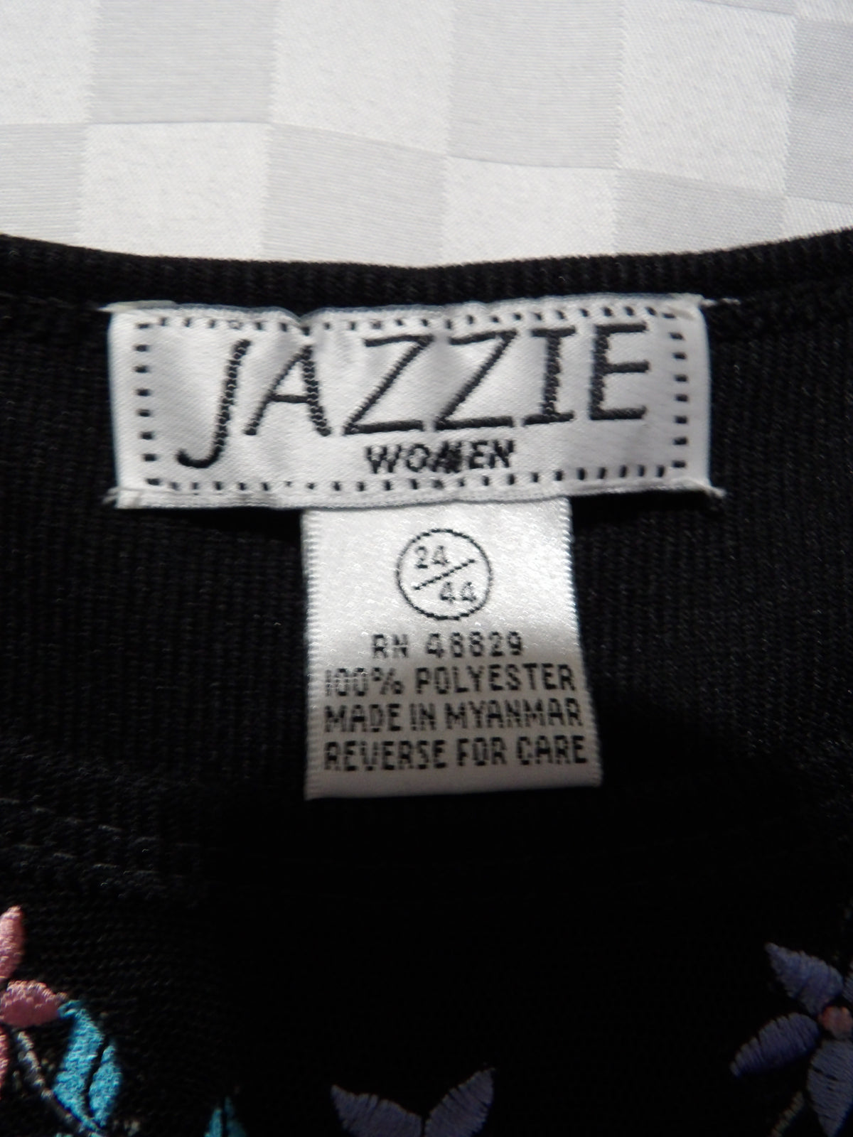 JAZZIE Vintage Embroidered Mesh Dress | 24/44 (XL)