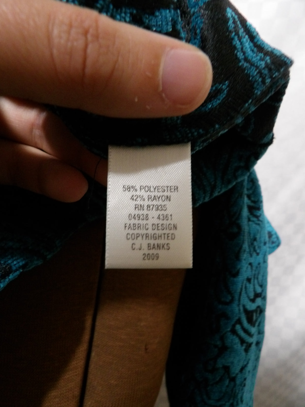 C.J. BANKS Vintage Paisley Velour Jacket | 1X
