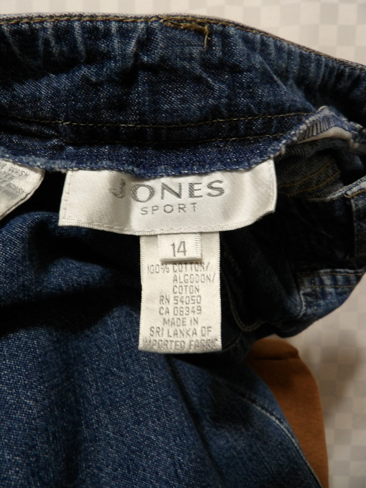 JONES SPORT Vintage Denim Midi Skirt | 14