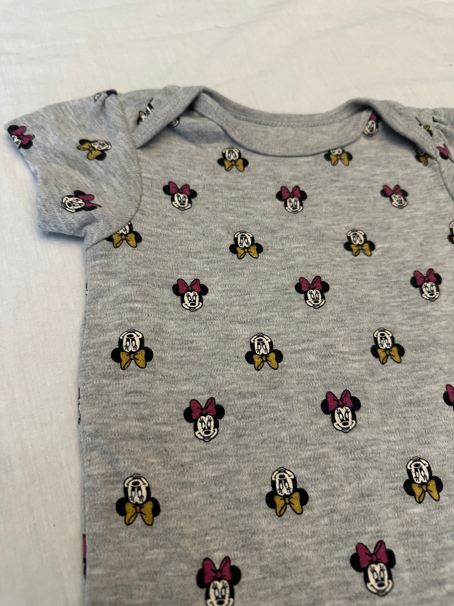 DISNEY BABY Minnie Mouse Onesie | 6-9M