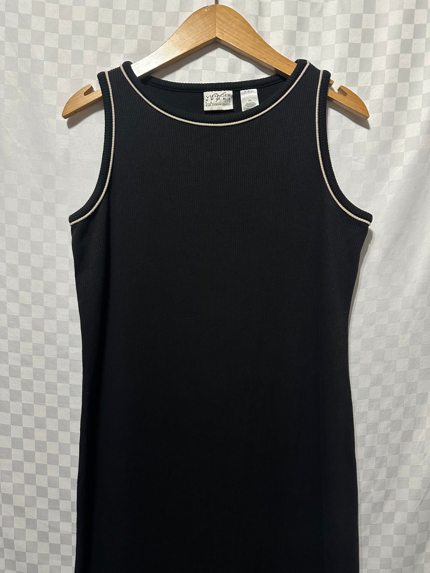 VINTAGE Villager Sport Ribbed Maxi Dress | PL