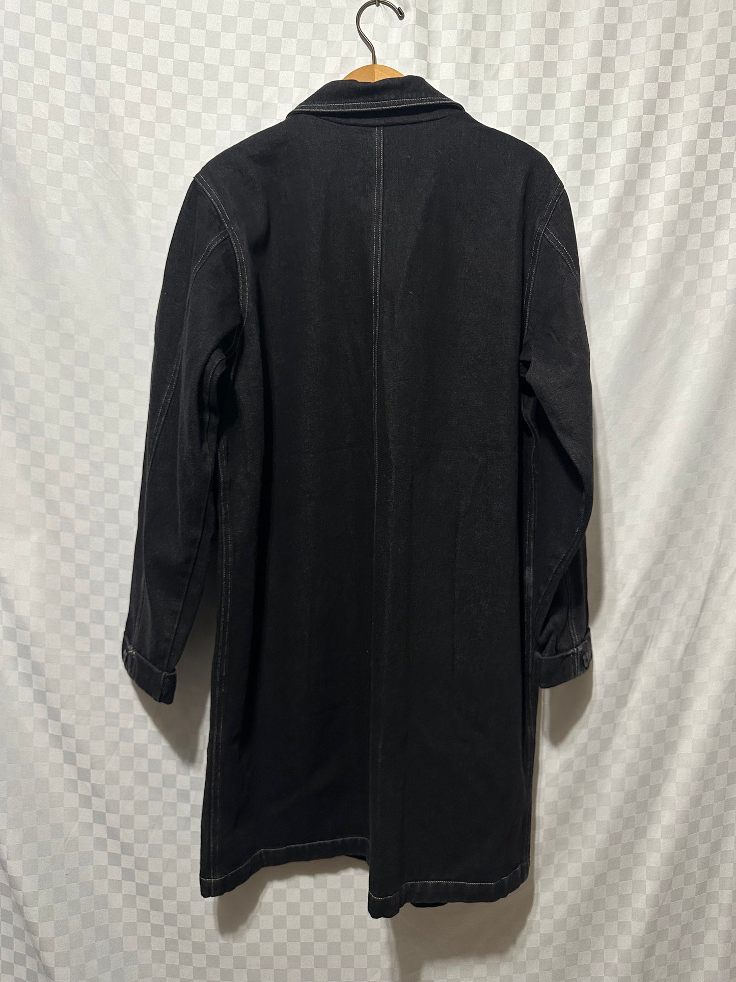 VINTAGE Denim & Co. Black Denim Jacket New w/ Tags | L