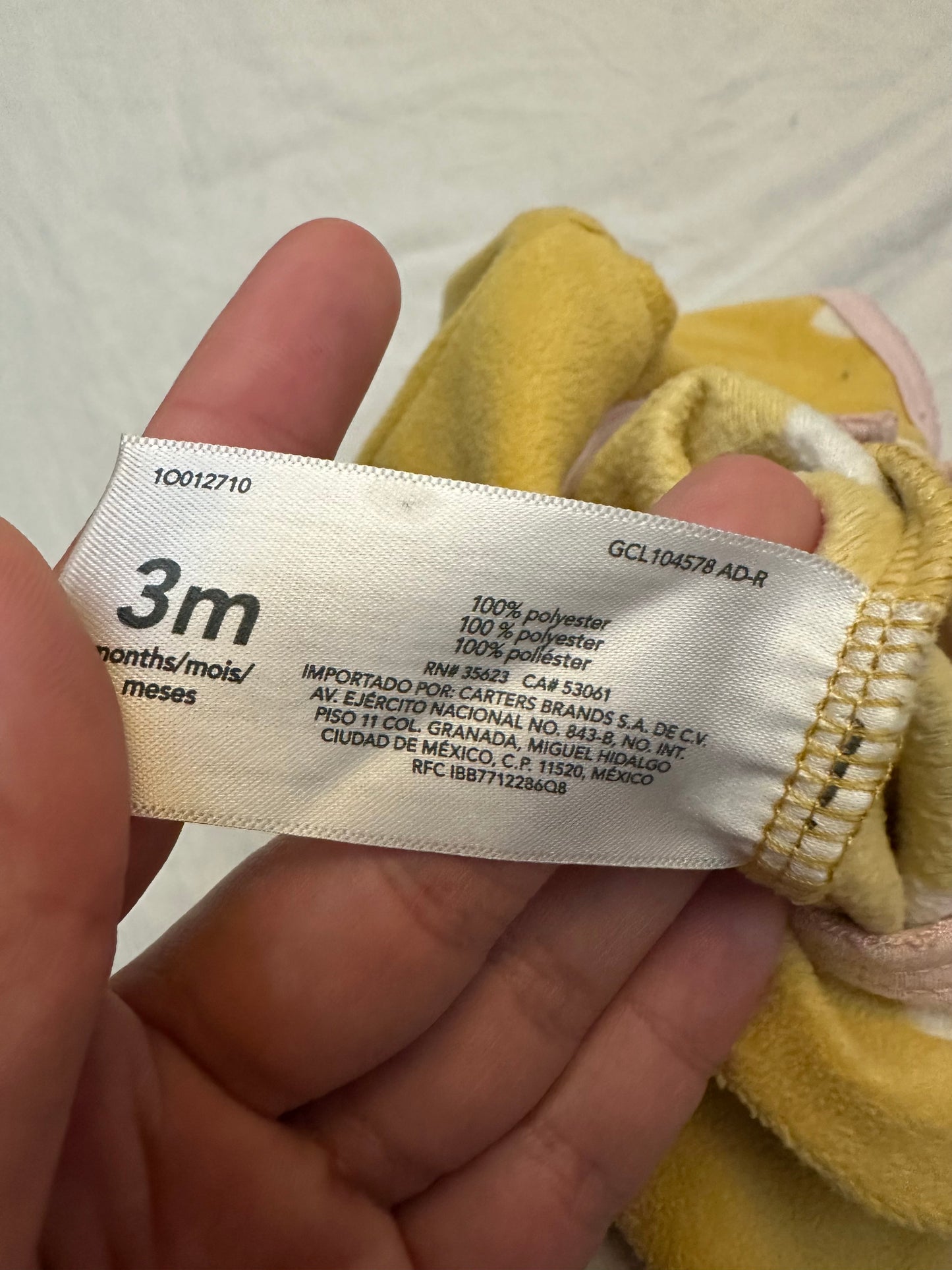 CARTER’S Fleece “Little Sister” Sleeper | 3M