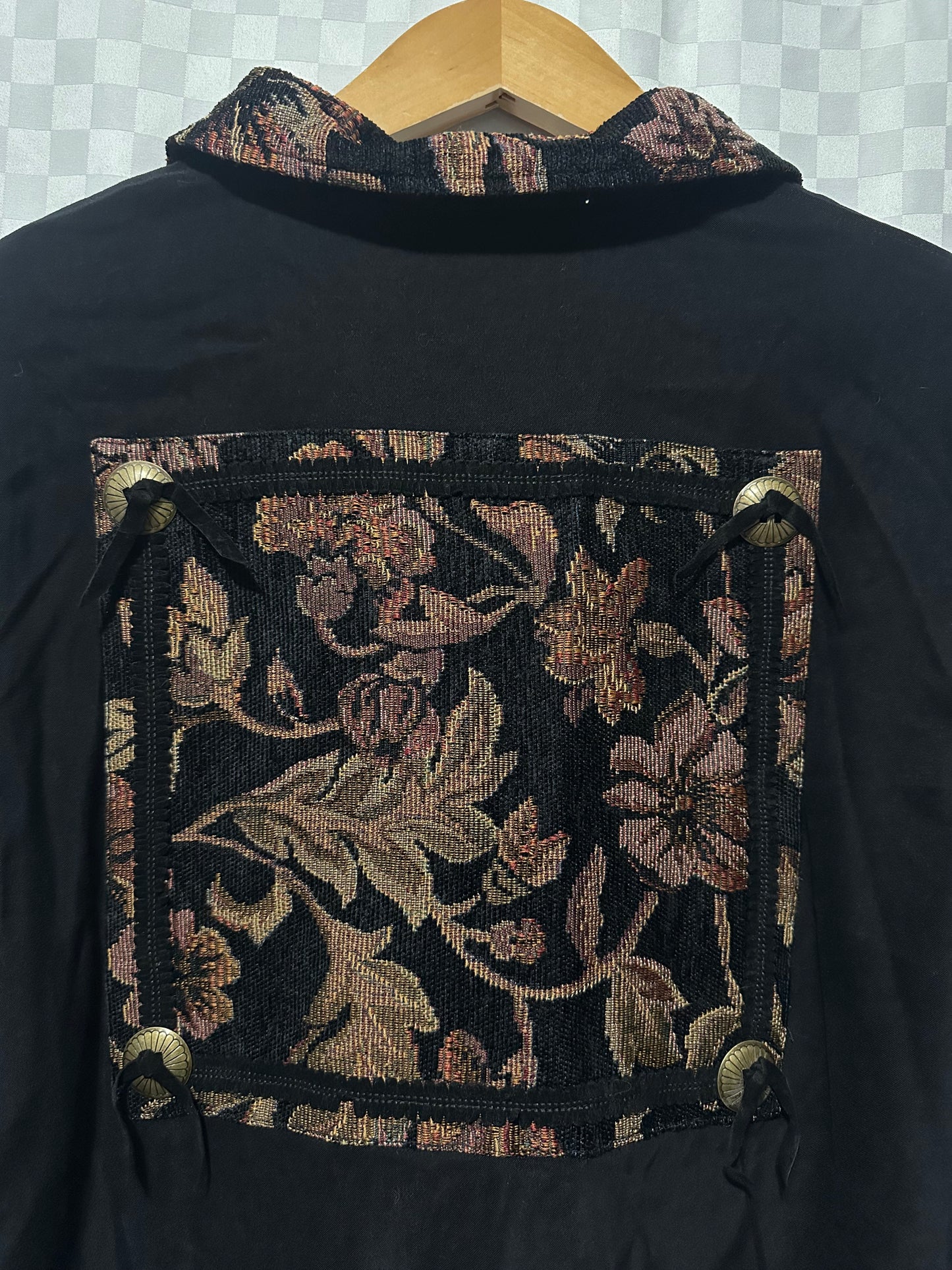 VINTAGE Susan Graver Tapestry Jacket | L