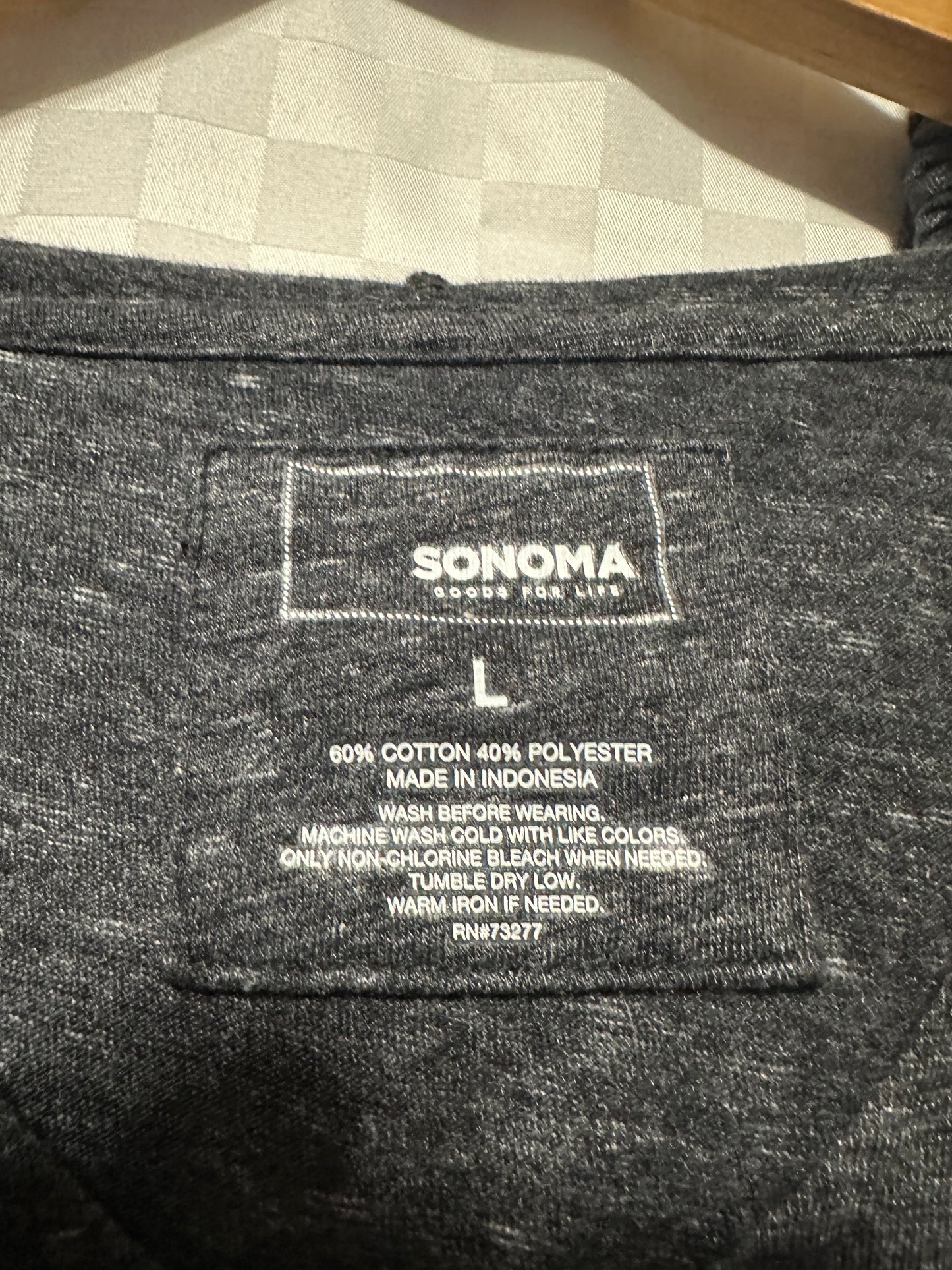 SONOMA Lightweight Slouchy Hooded Sweatshirt | L